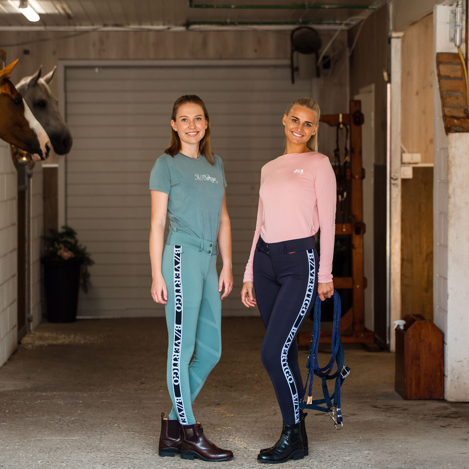 B Vertigo Angelika funksjonell ridebukse med h&oslash;yt liv, helforsterket med silikon, dame