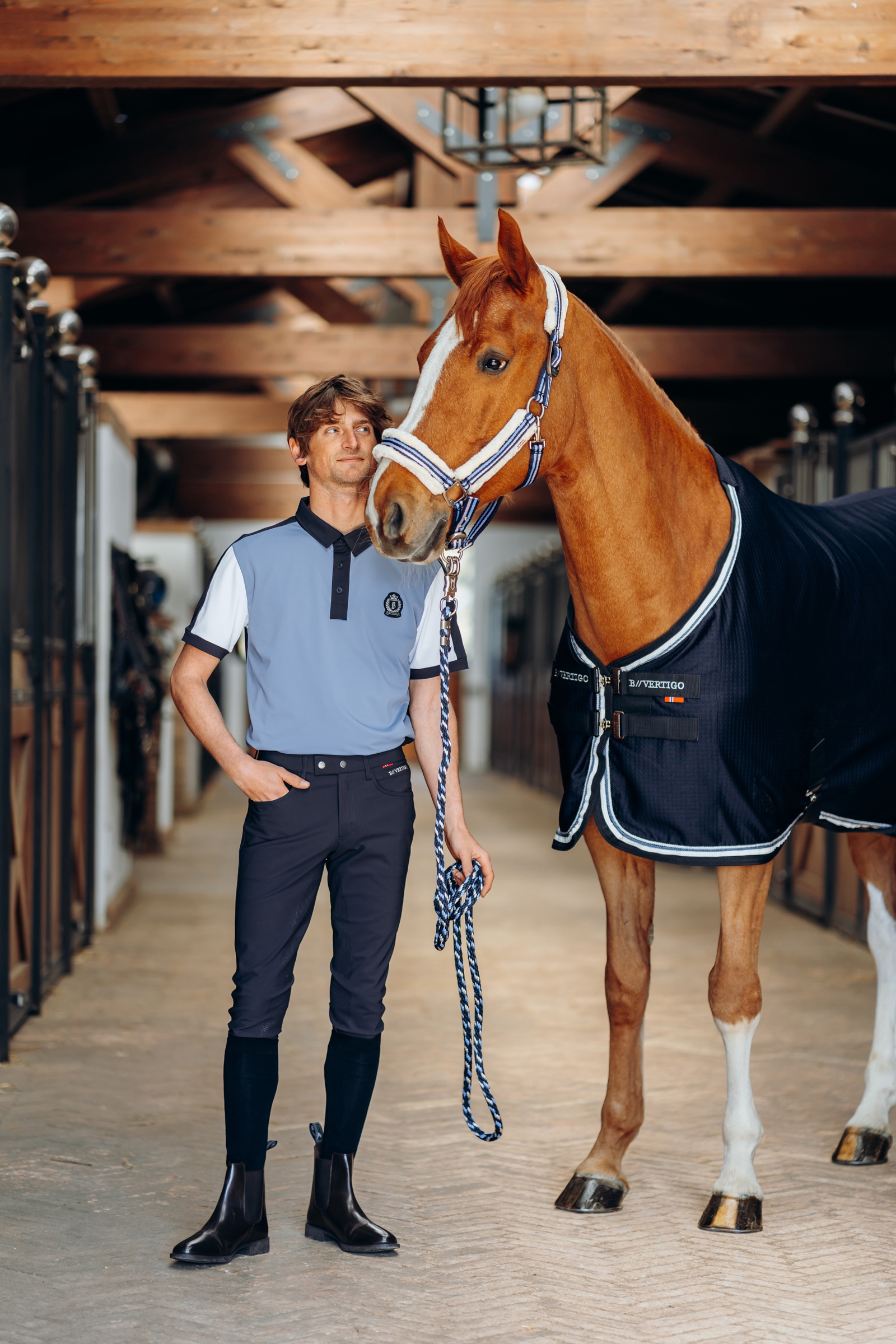 B Vertigo Alex funksjonell poloskjorte, herre