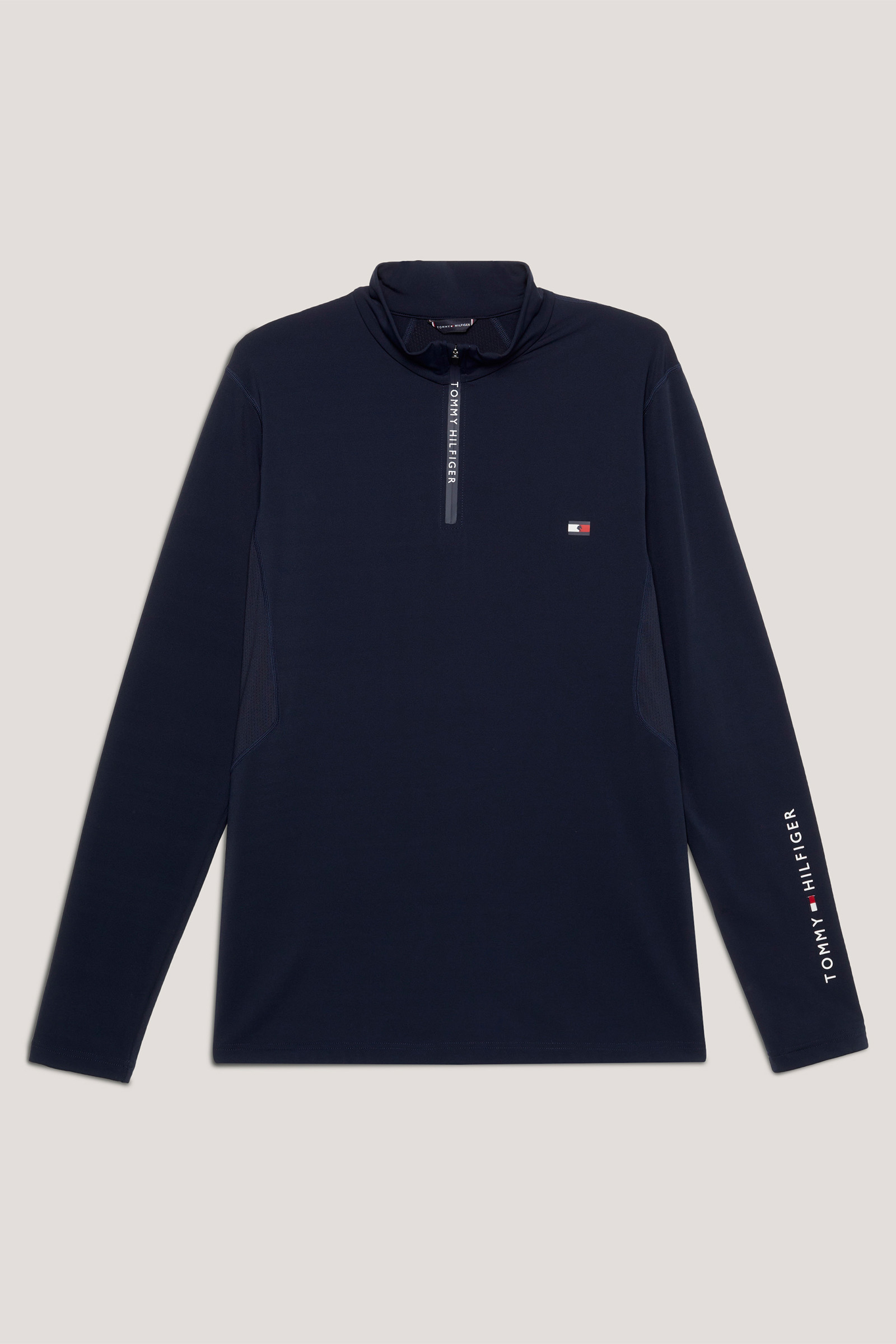 Tommy Hilfiger Equestrian 1/4 Zip Termoskjorte for menn 