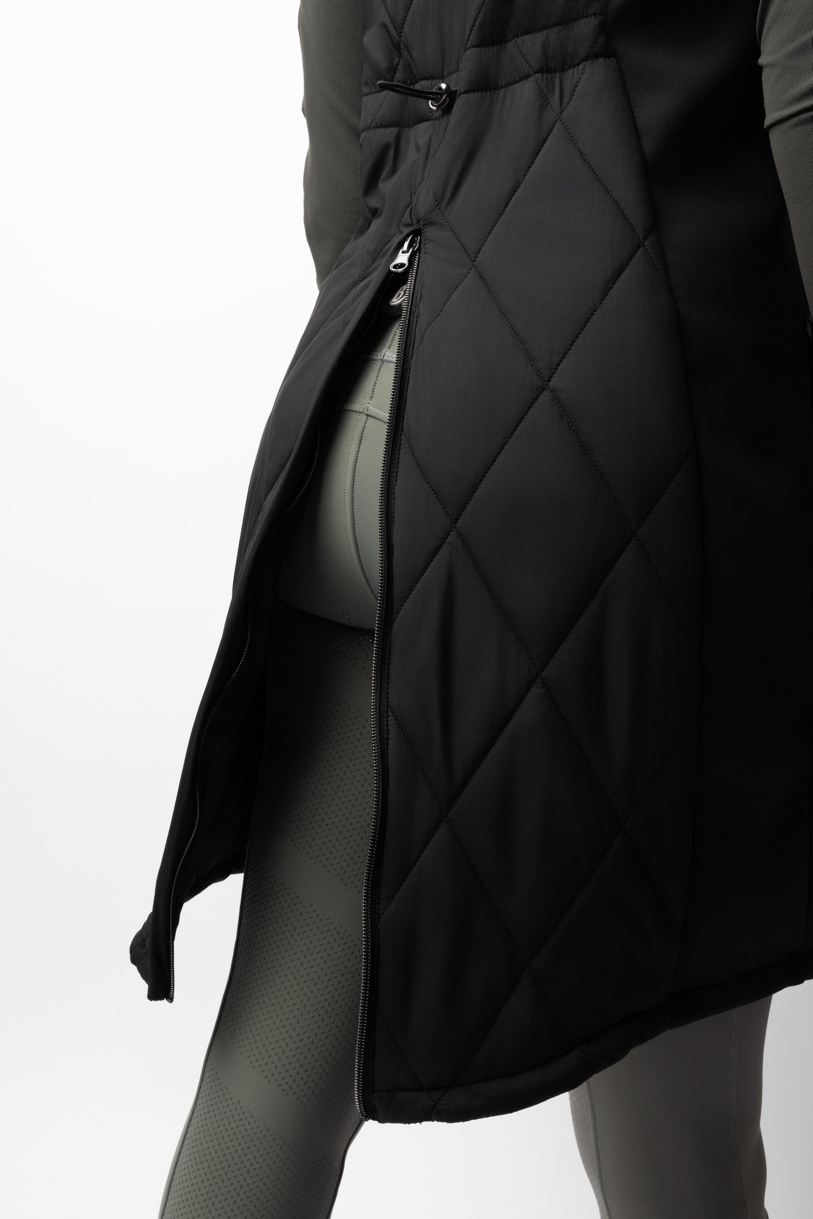 B Vertigo Agnetha lang vattert vest for dame  