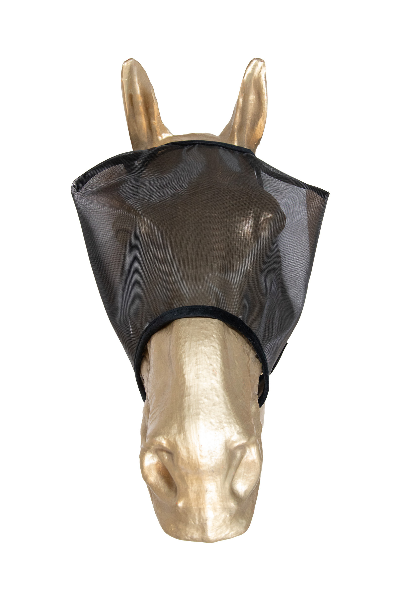Black Kentucky Horsewear Classic fluemaske uten ører