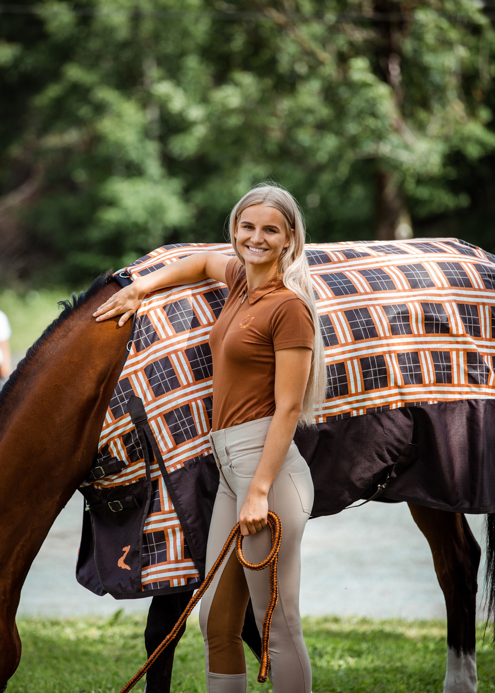Horze Amy kortermet poloskjorte i bomullstretch, dame