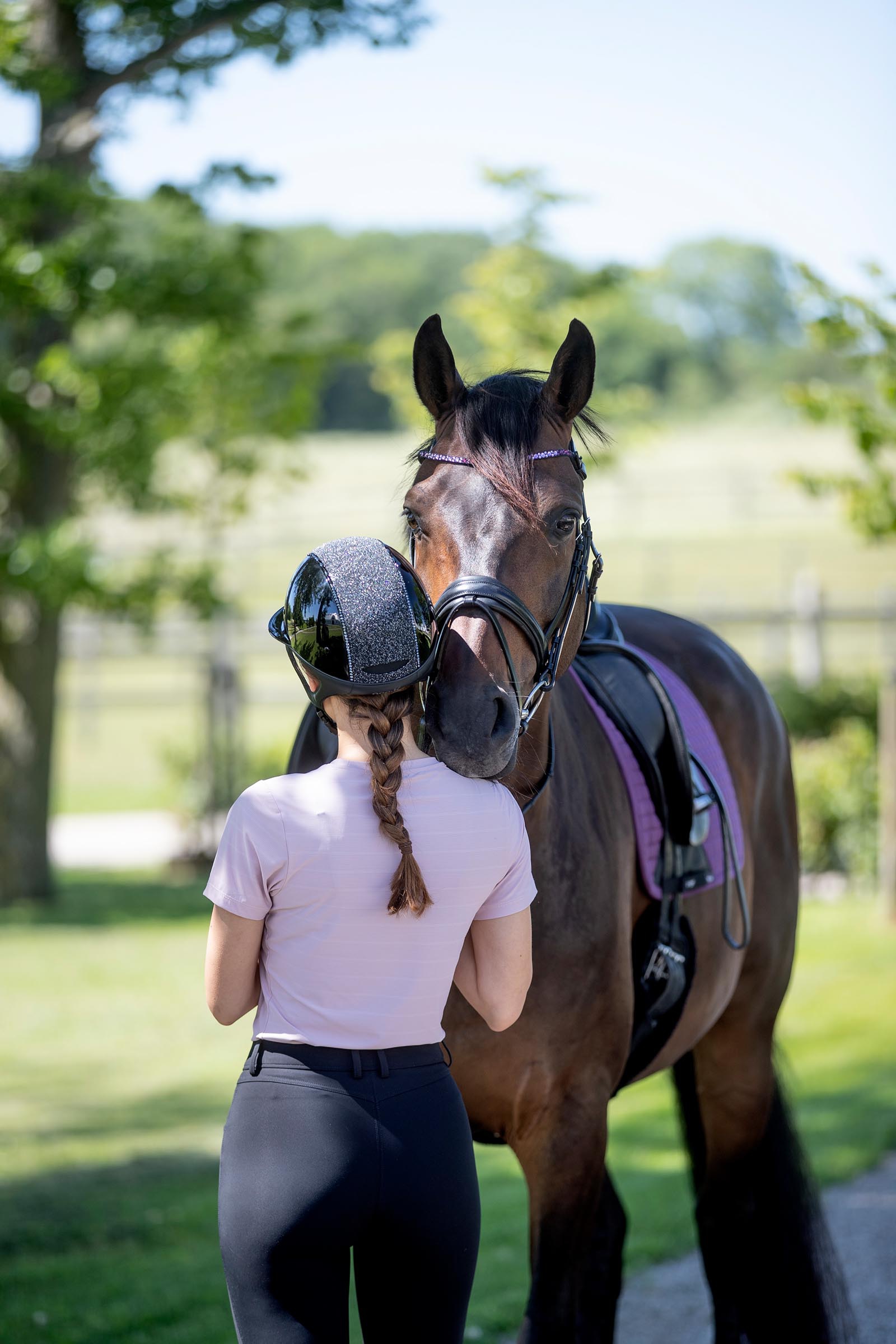 OneK Avance Glossy Glitter ridehjelm