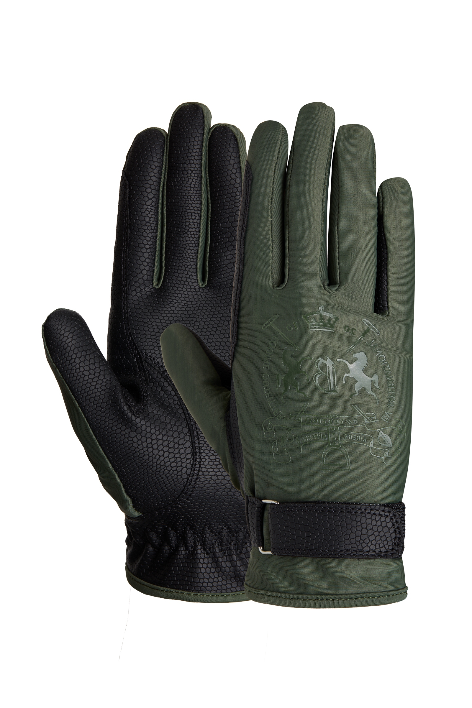 B Vertigo Laia ridehansker med logotrykk til dame