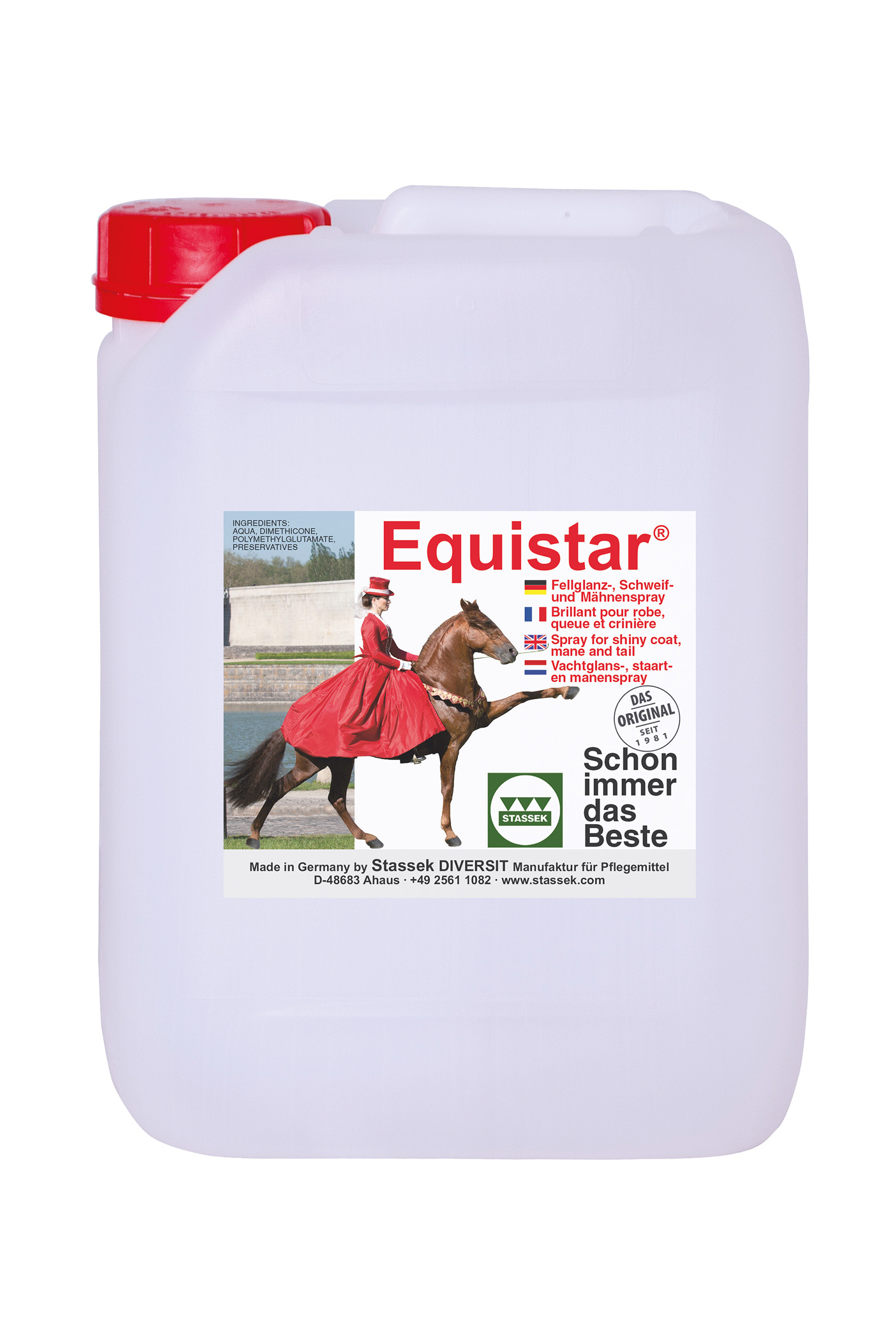 Stassek Equistar Beholder, 5 liters