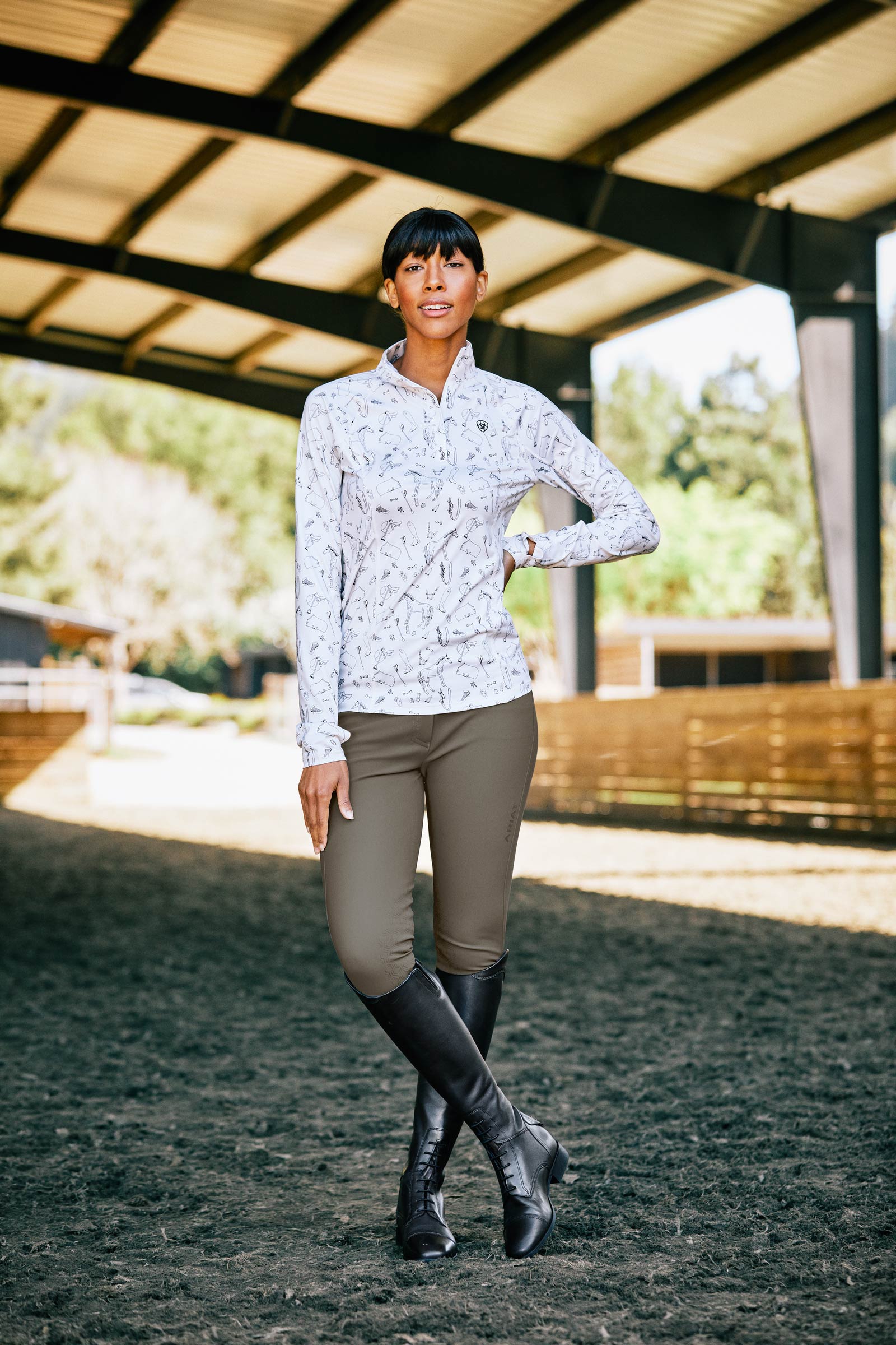 Ariat Palisade Cocoa ridestøvler, dame