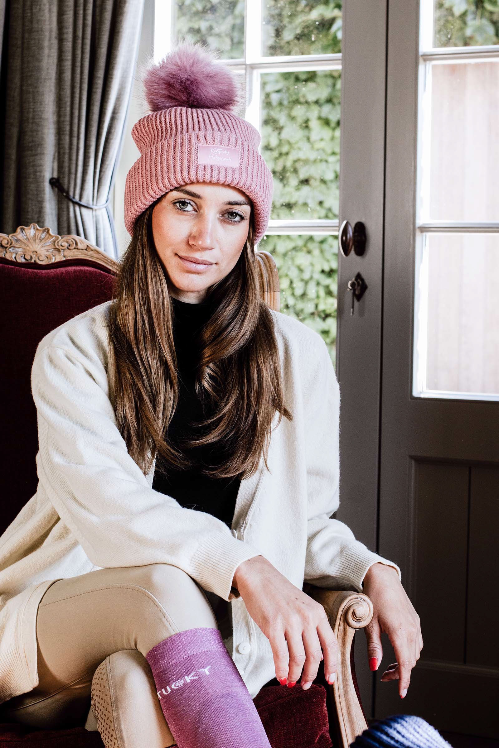 Light Pink Kentucky Horsewear lue med dusk