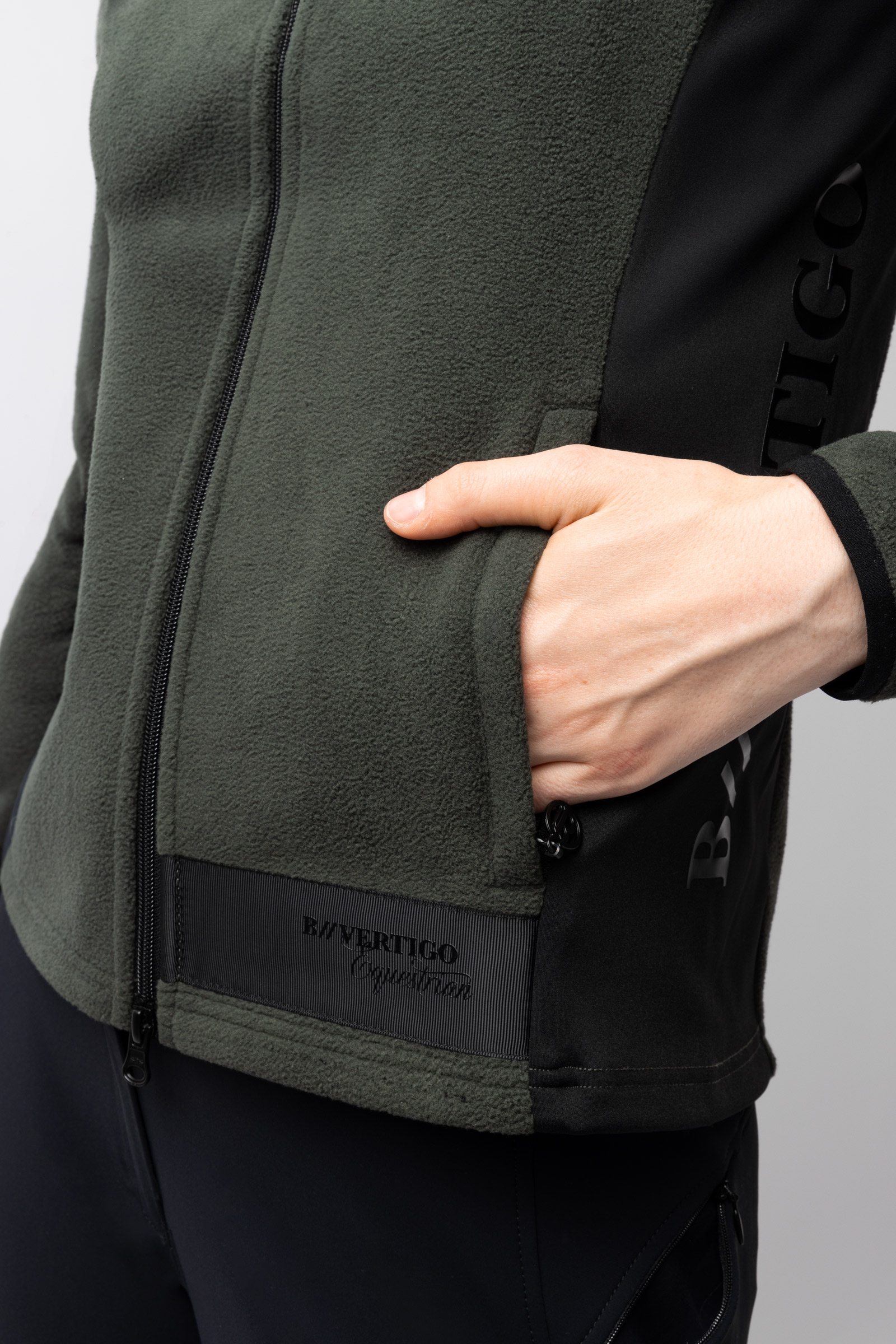 B Vertigo Cleo elastisk ridejakke i fleece til dame