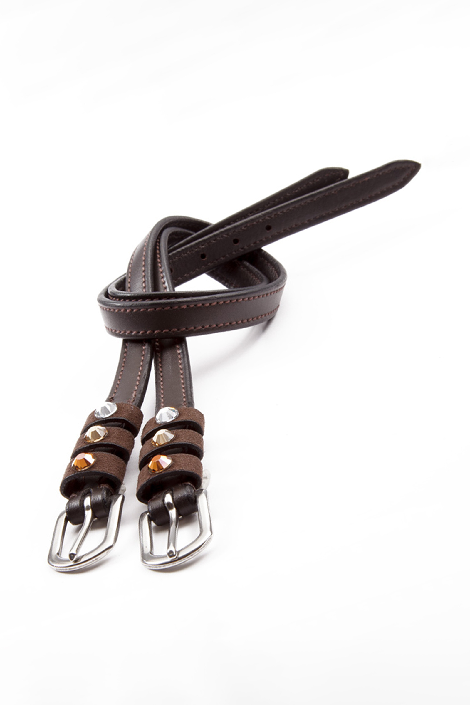 Brown/Brown/White Kavalkade Seasons Dreams Sporrebelter