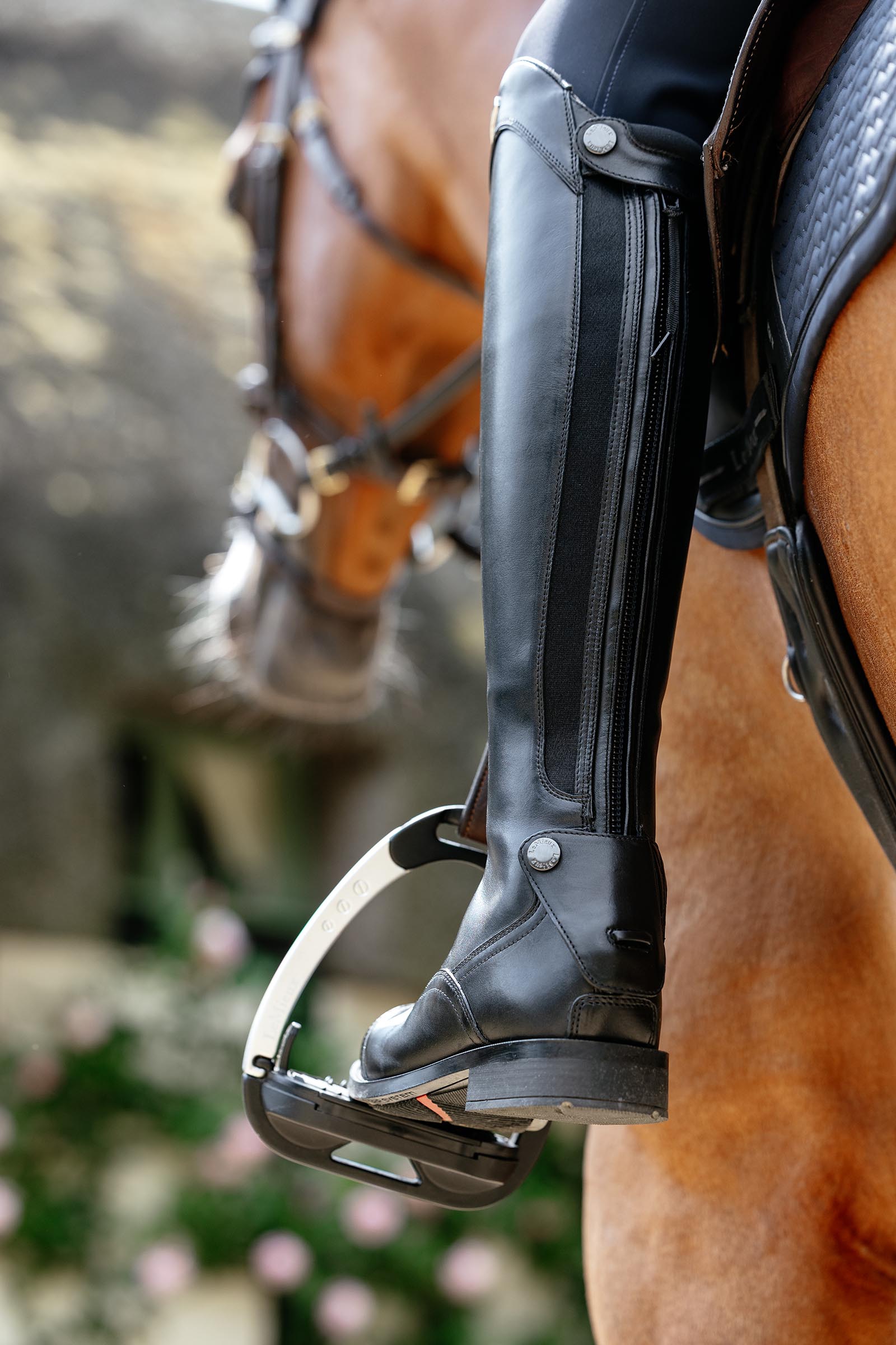 LeMieux ridestøvler med snøring, vanlig skaftlengde