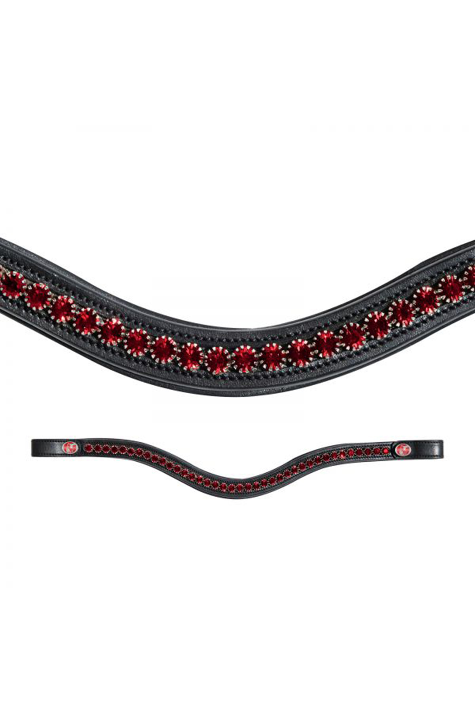 Black/Red Kieffer FlexiLoop® Crystal pannebånd