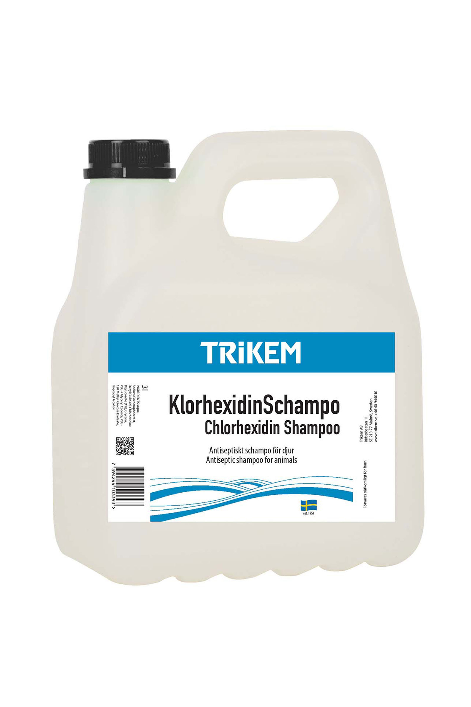 Trikem Klorhexidinshampoo, 3000 ml