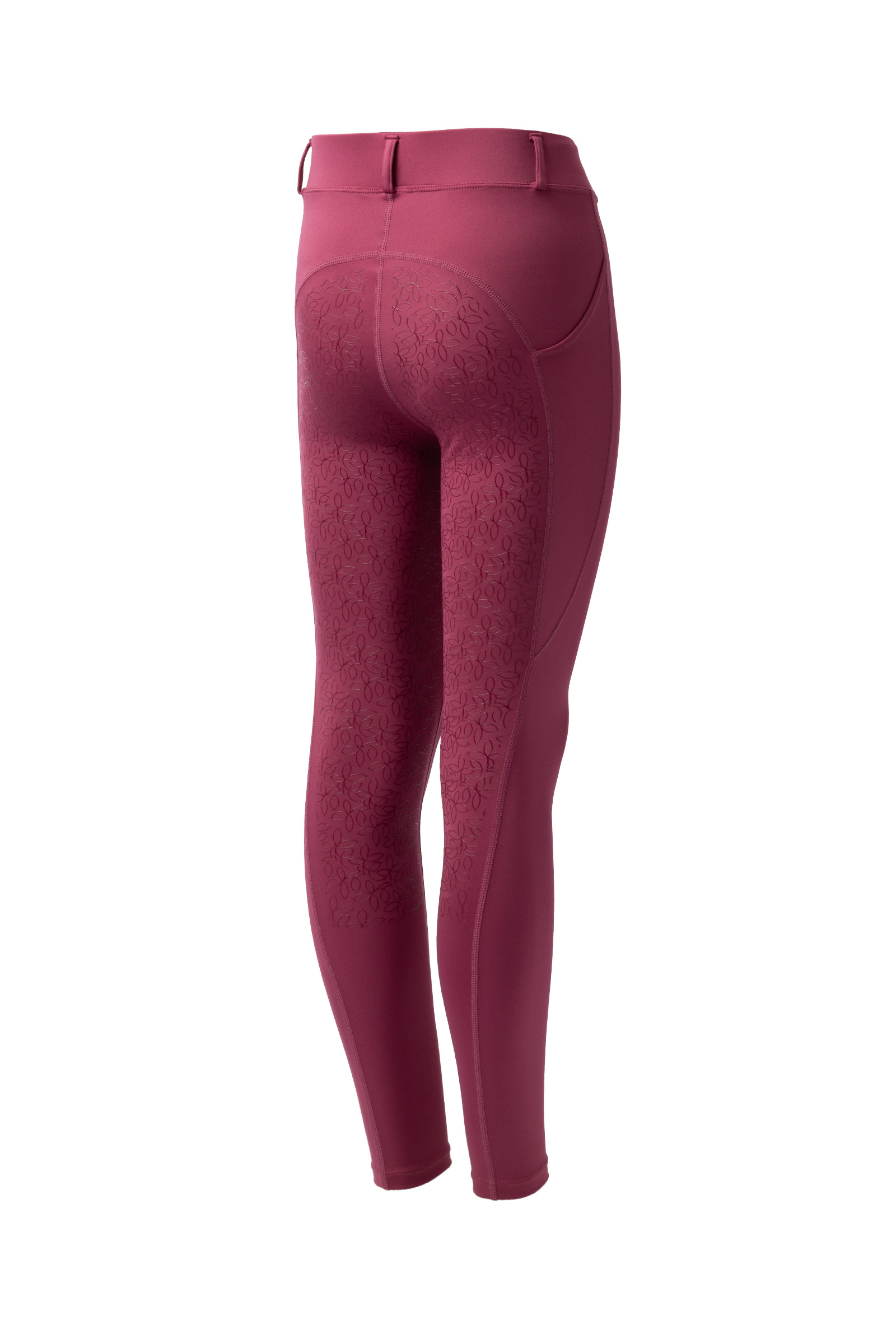 dry rose Horze Dea helforsterkede ridetights for barn  