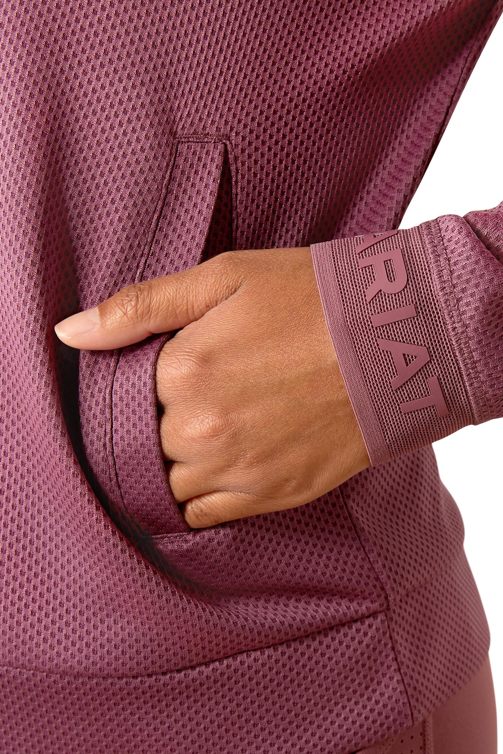 Ariat Breathe dame genser med 1/2 glidel&aring;s