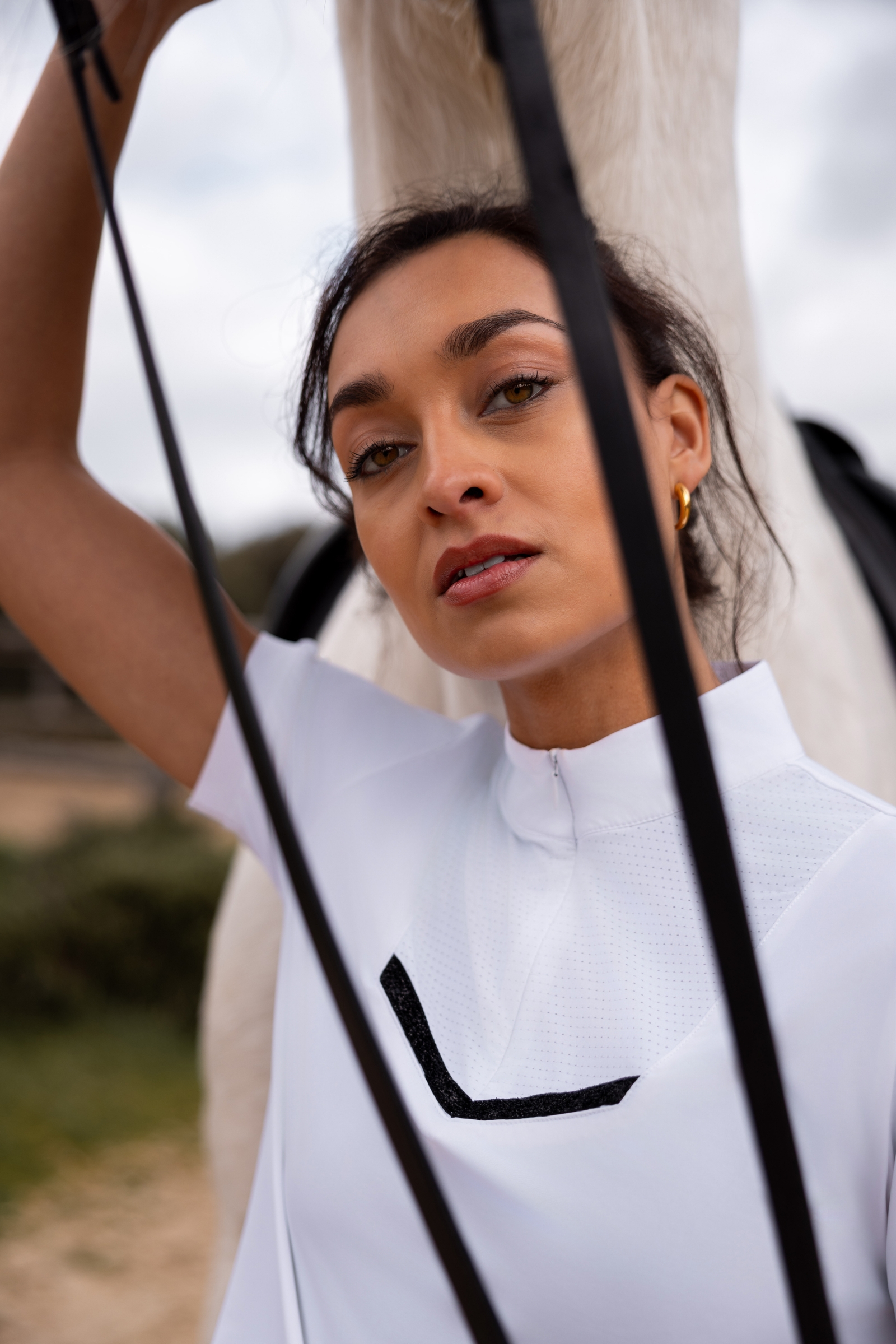 Horze Taylor Kvinners glitrende stevneskjorte