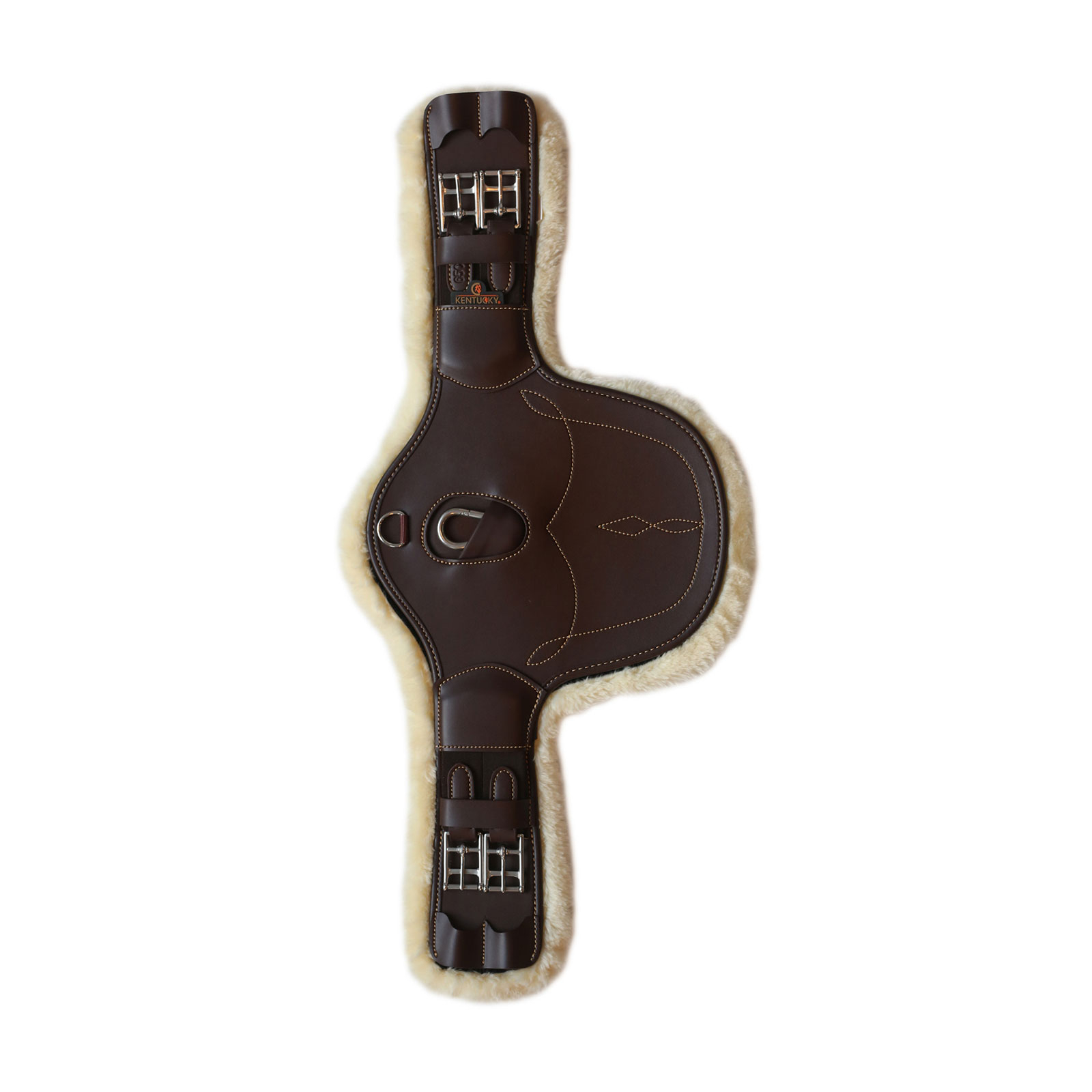 Kentucky Horsewear kort saueskinnsgjord med mageplate