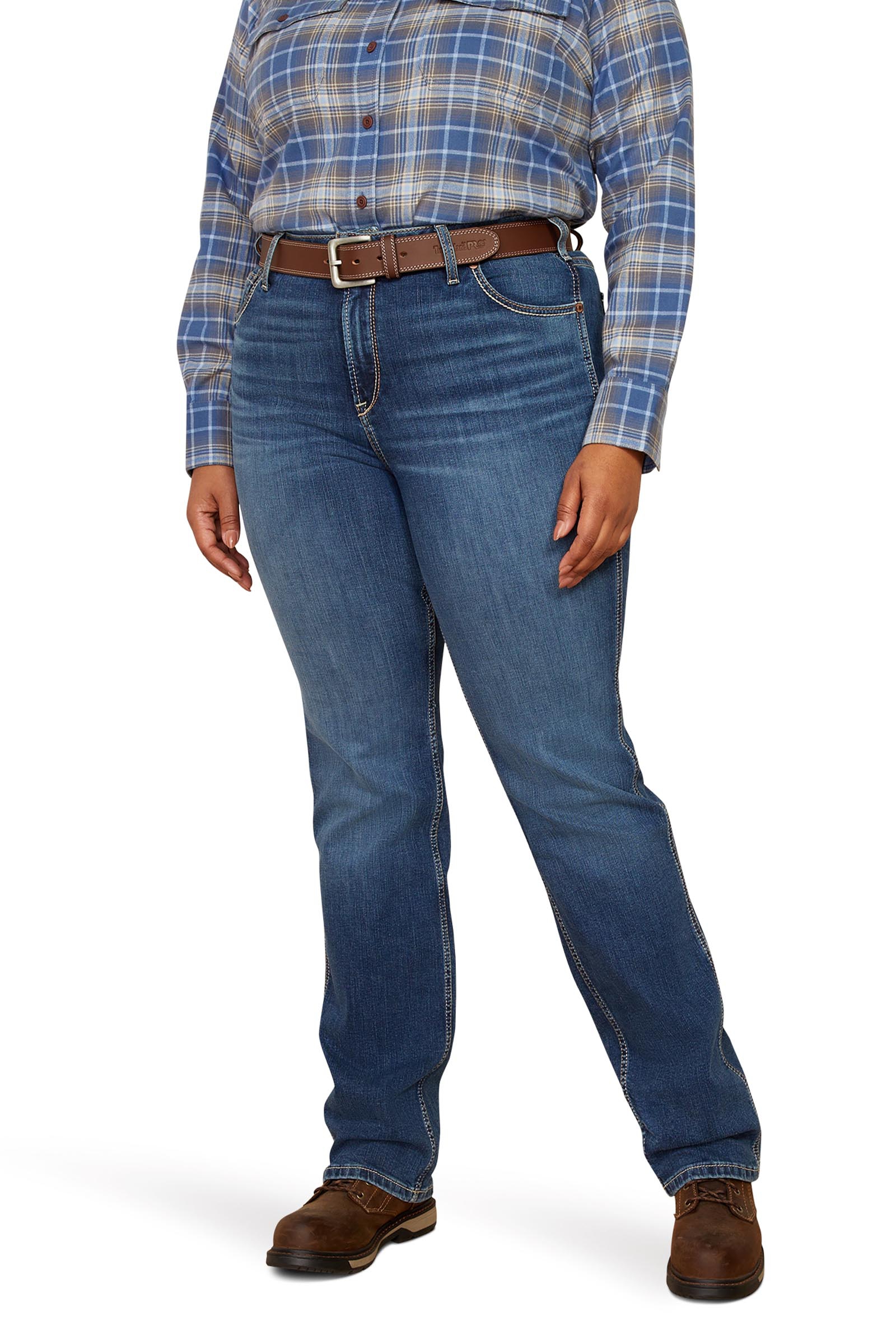 Ariat Rebar HR Riveter Straight Dame jeans med rett ben