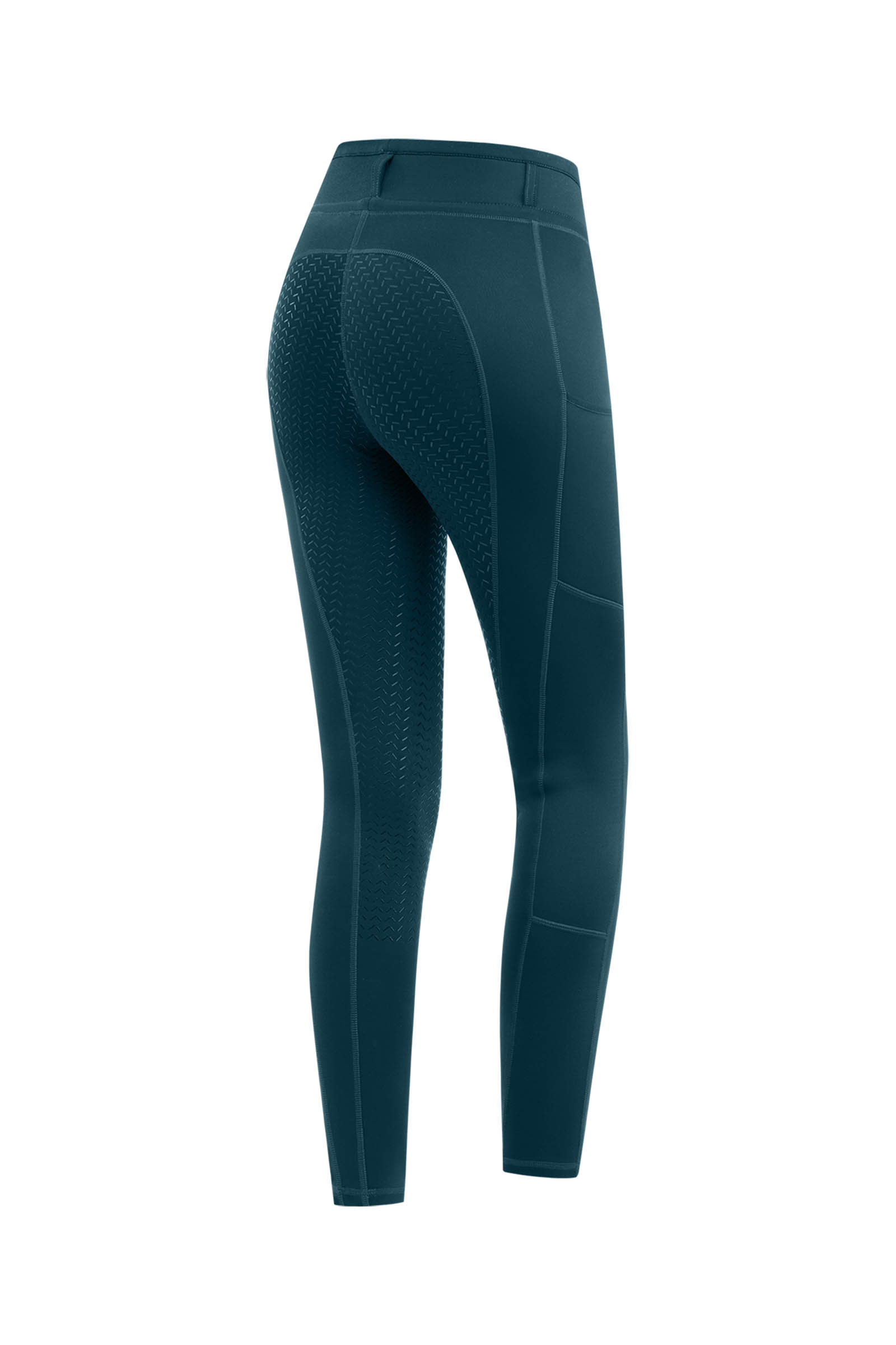 Petrol Blue ELT Ella dame full grip termo ridetights