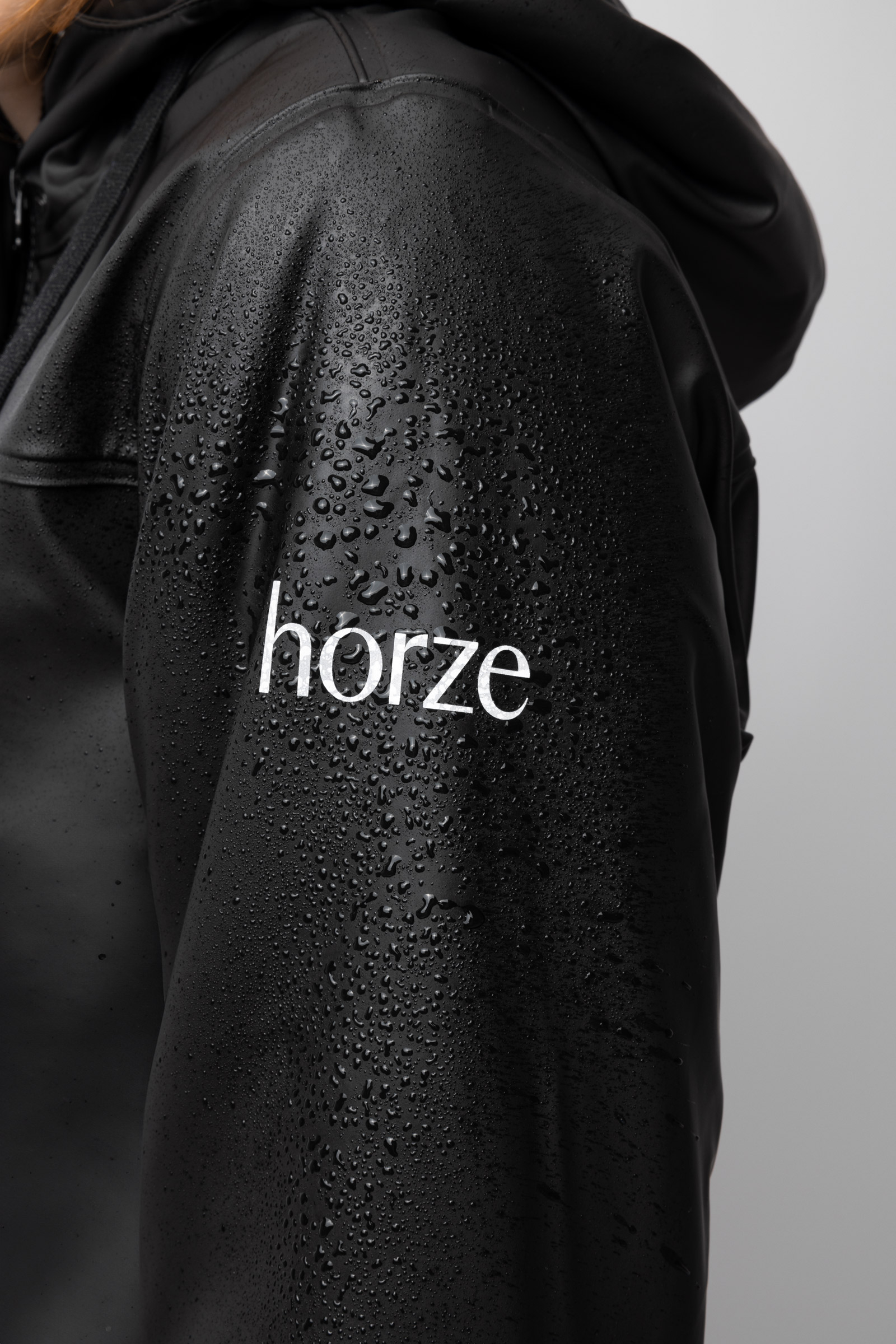Horze Billie PU regnjakke med fleece, dame