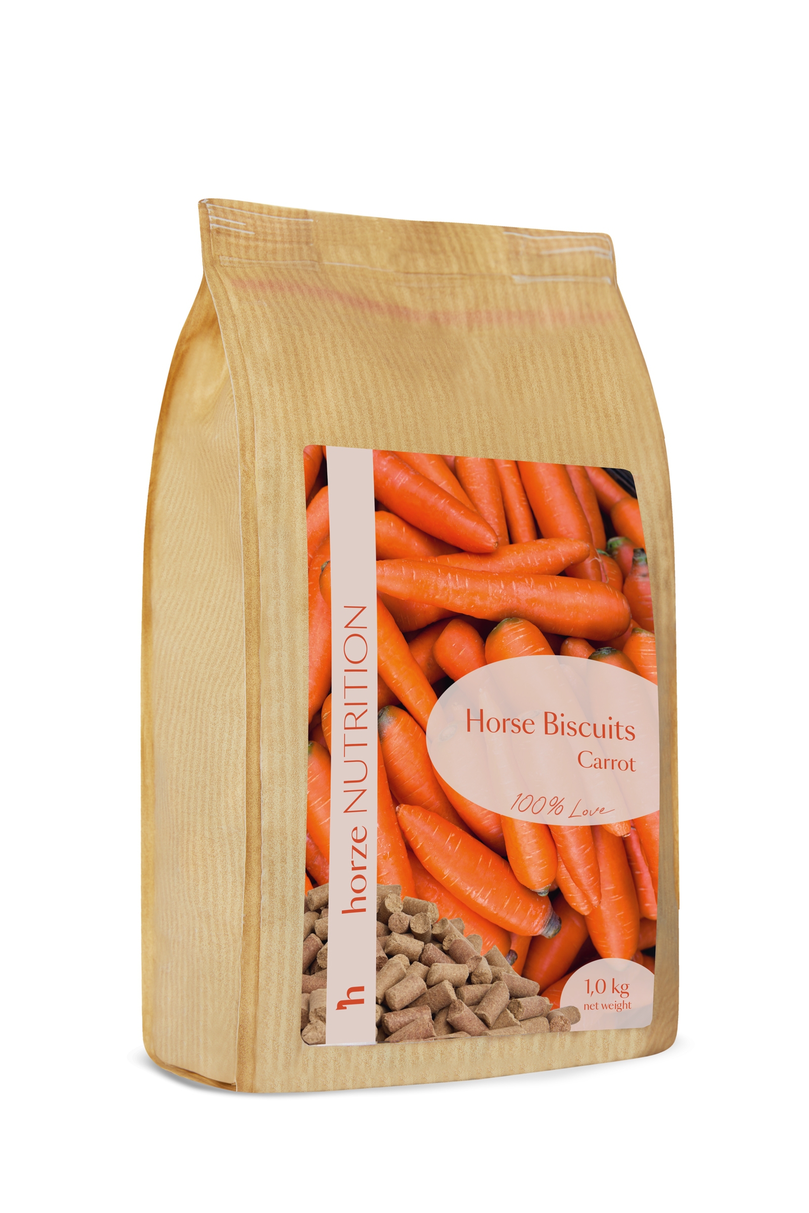Horze Biscuits godbiter, gulrot, 1 kilo