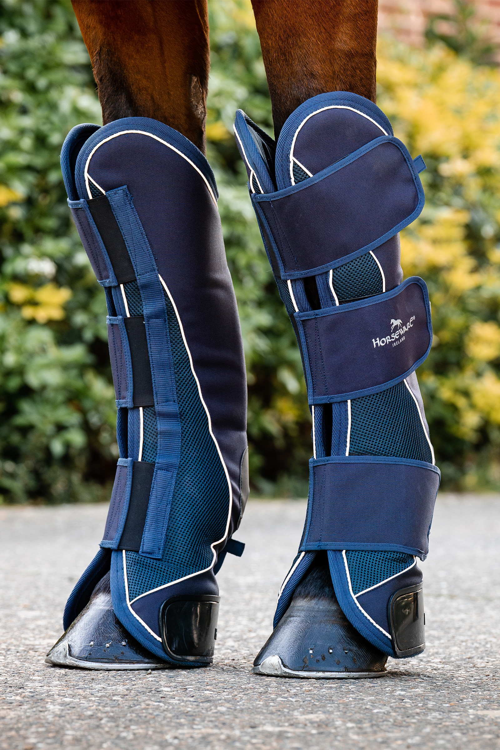 Navy Horseware Signature Transport Beinskyttere