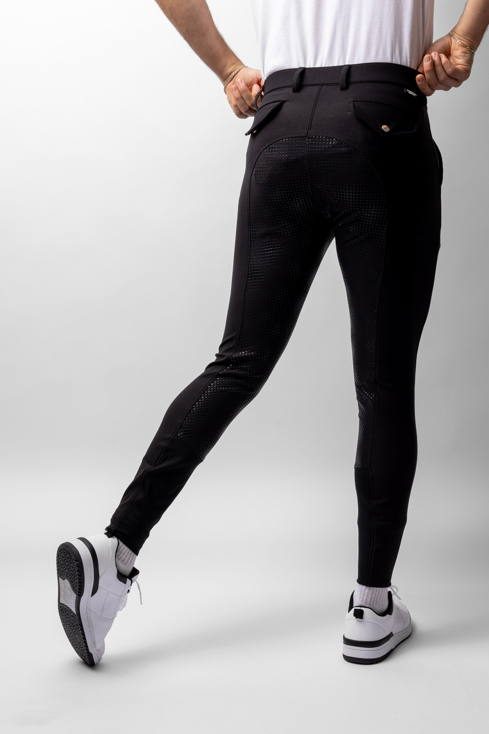 Horze Grand Prix ridebukse for menn med helforsterkning i silikon UPF 50+