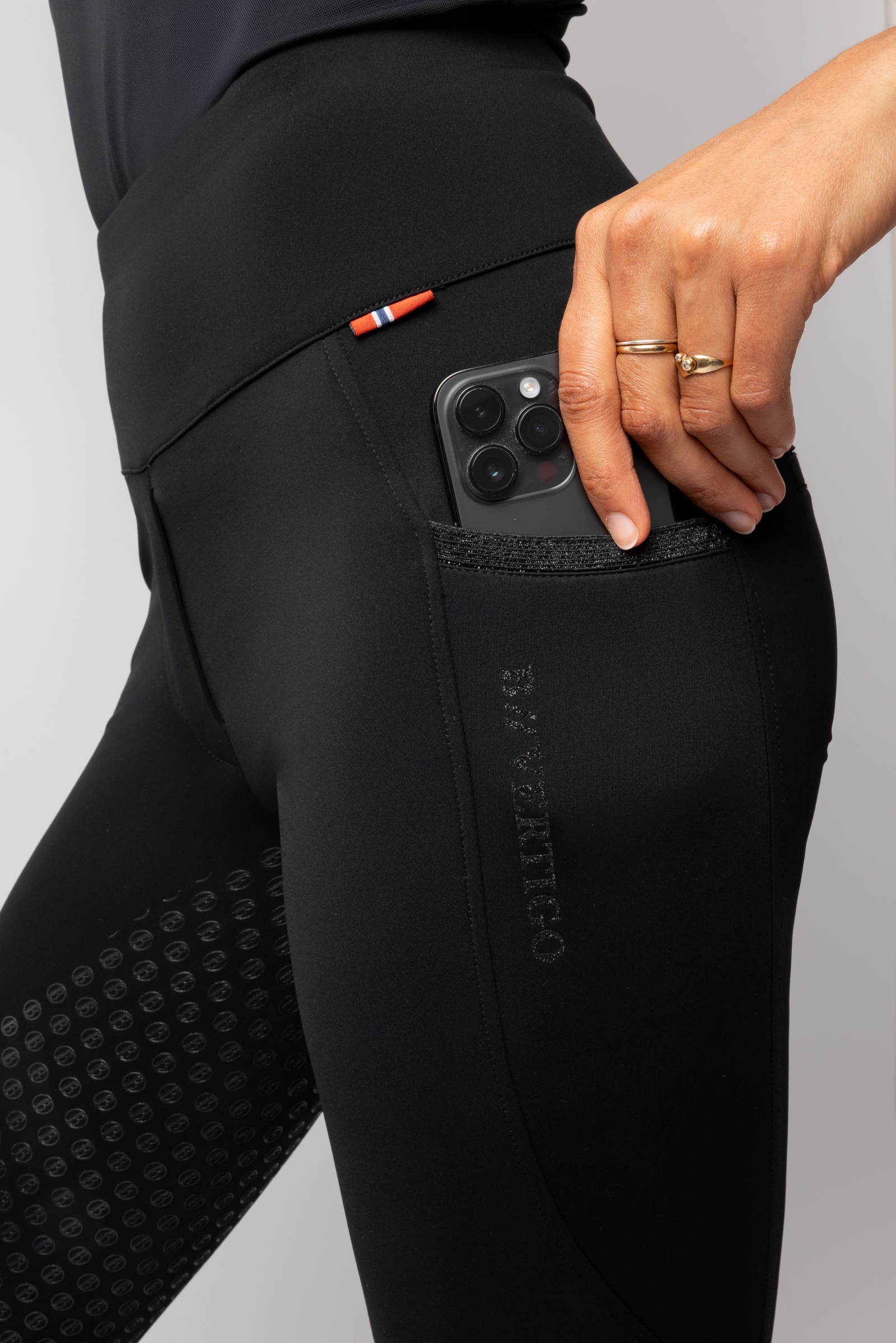 B Vertigo Evelina helforsterkede ridetights for dame  