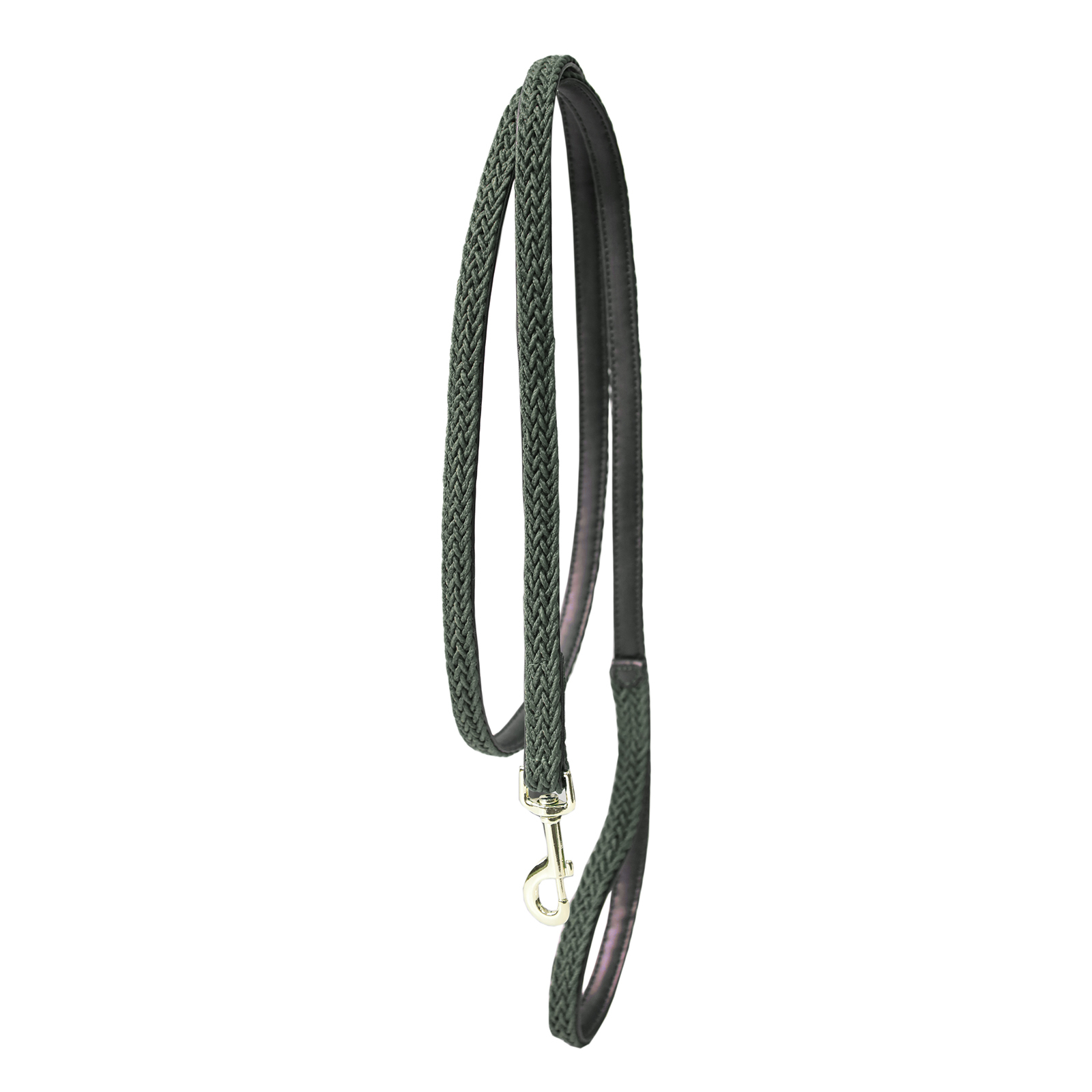 Olive Dark green Kentucky Dogwear flettet hundekobbel, nylon