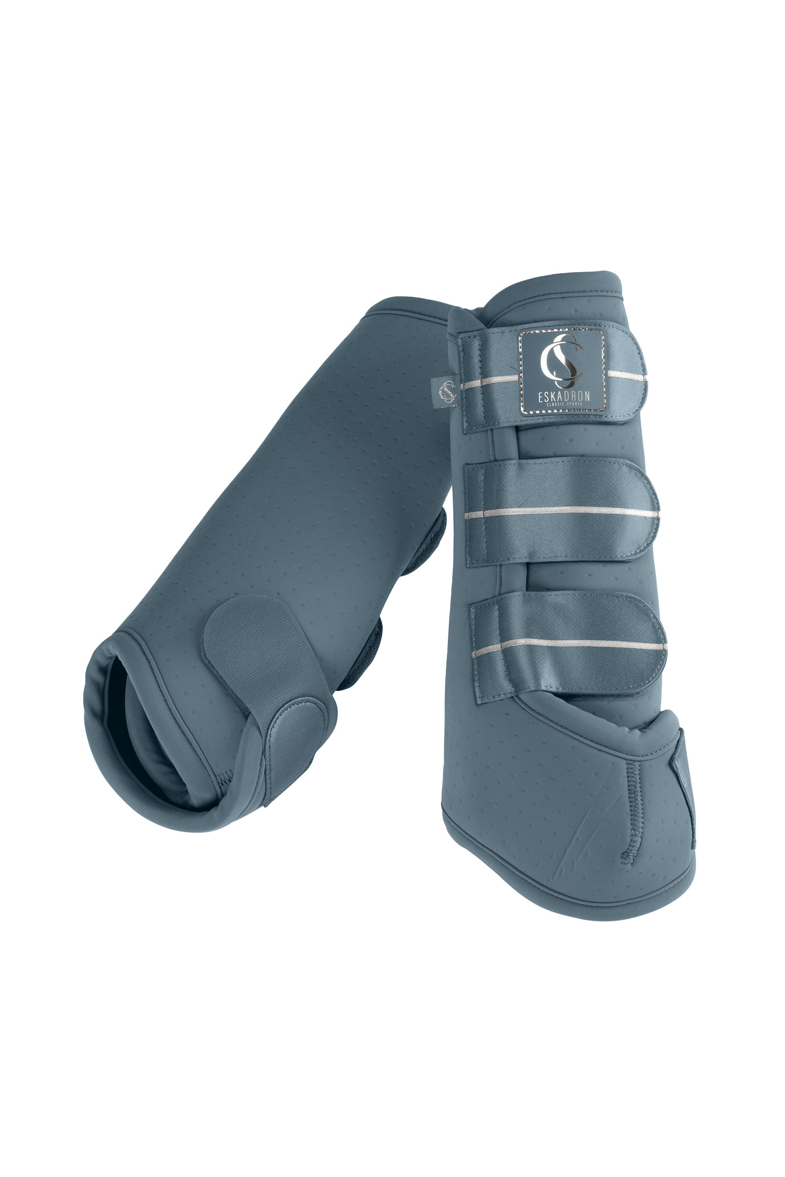 steel blue Eskadron Classic Sports SS25 Pro Dressage senebelegg, fremre