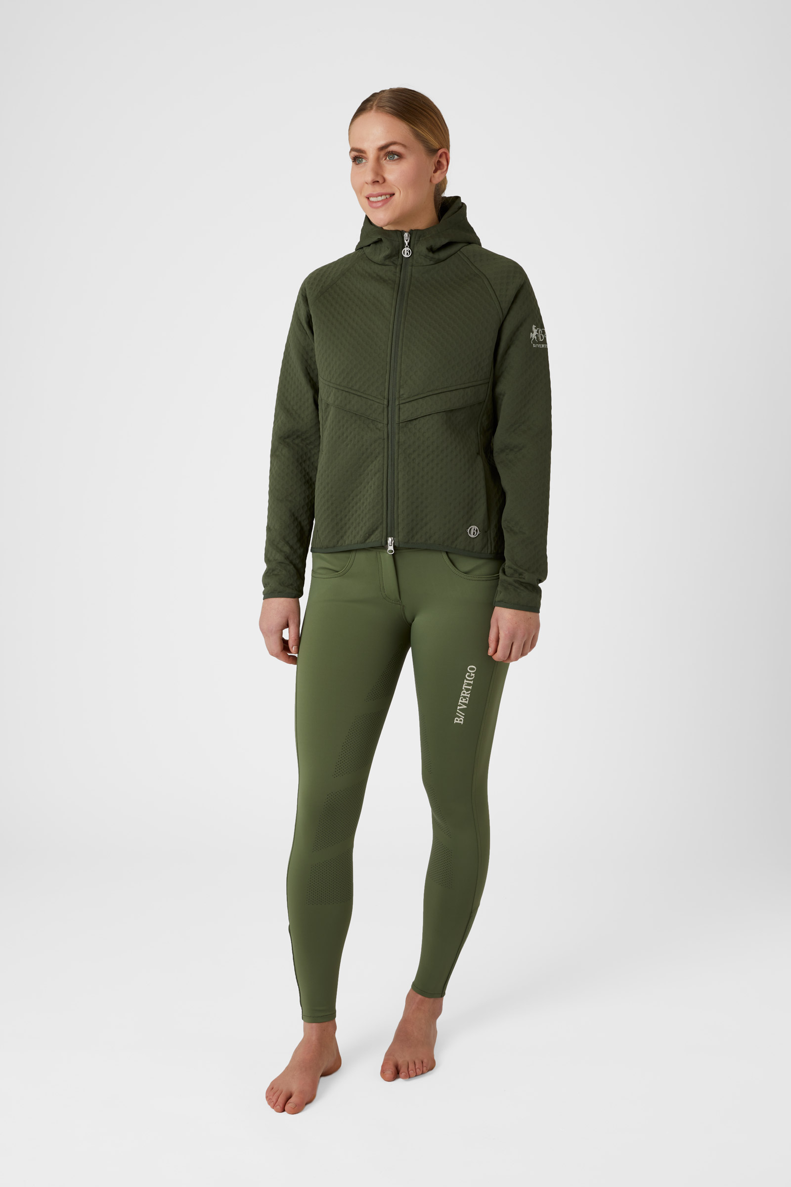 B Vertigo Norah hettejakke med scubastoff, dame