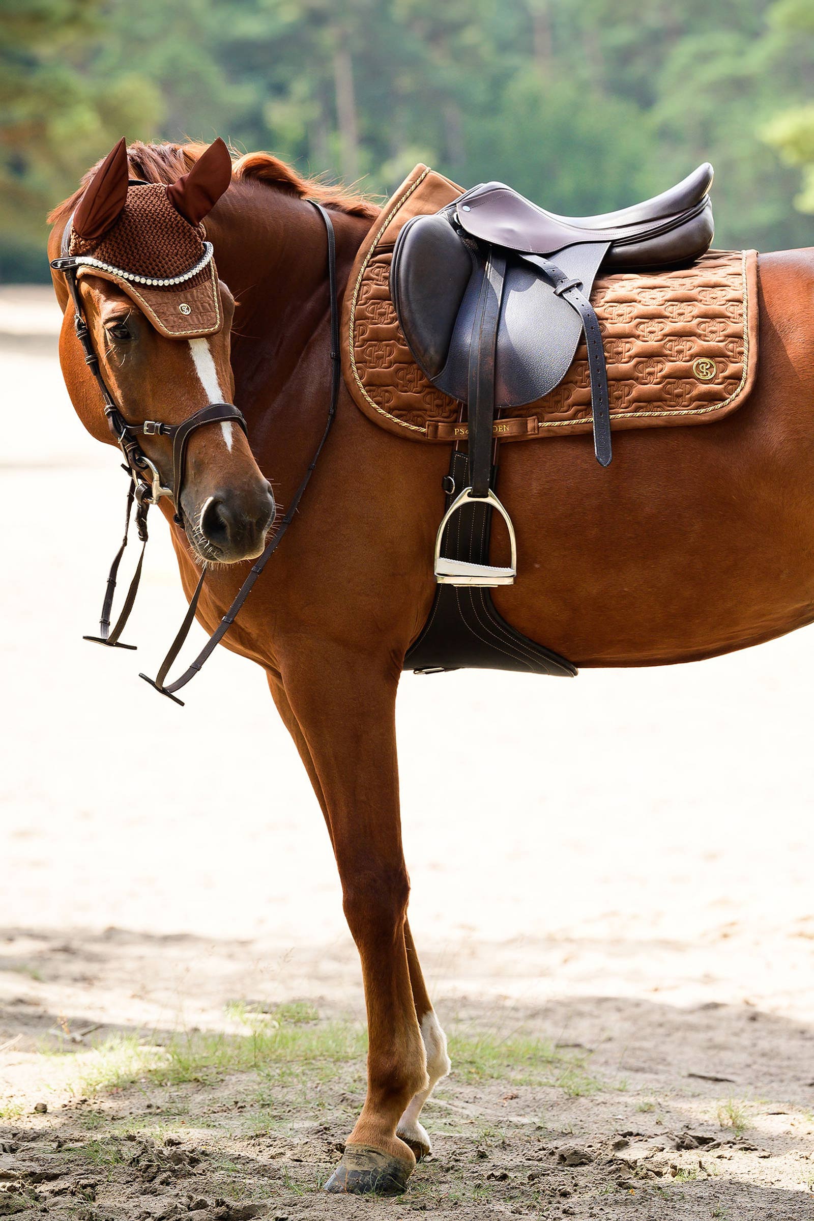 PS of Sweden sjabraker Velvet Monogram sprang