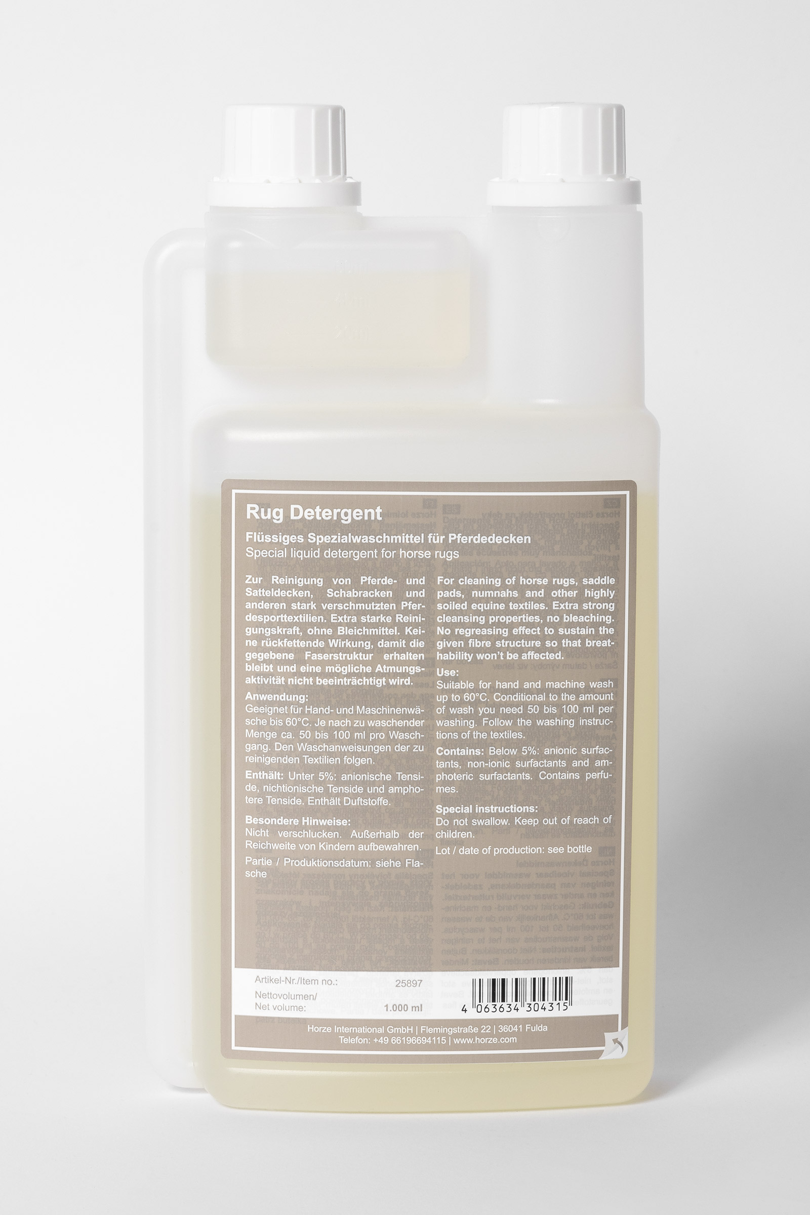 Horze Waskemiddel for dekken, 1 l