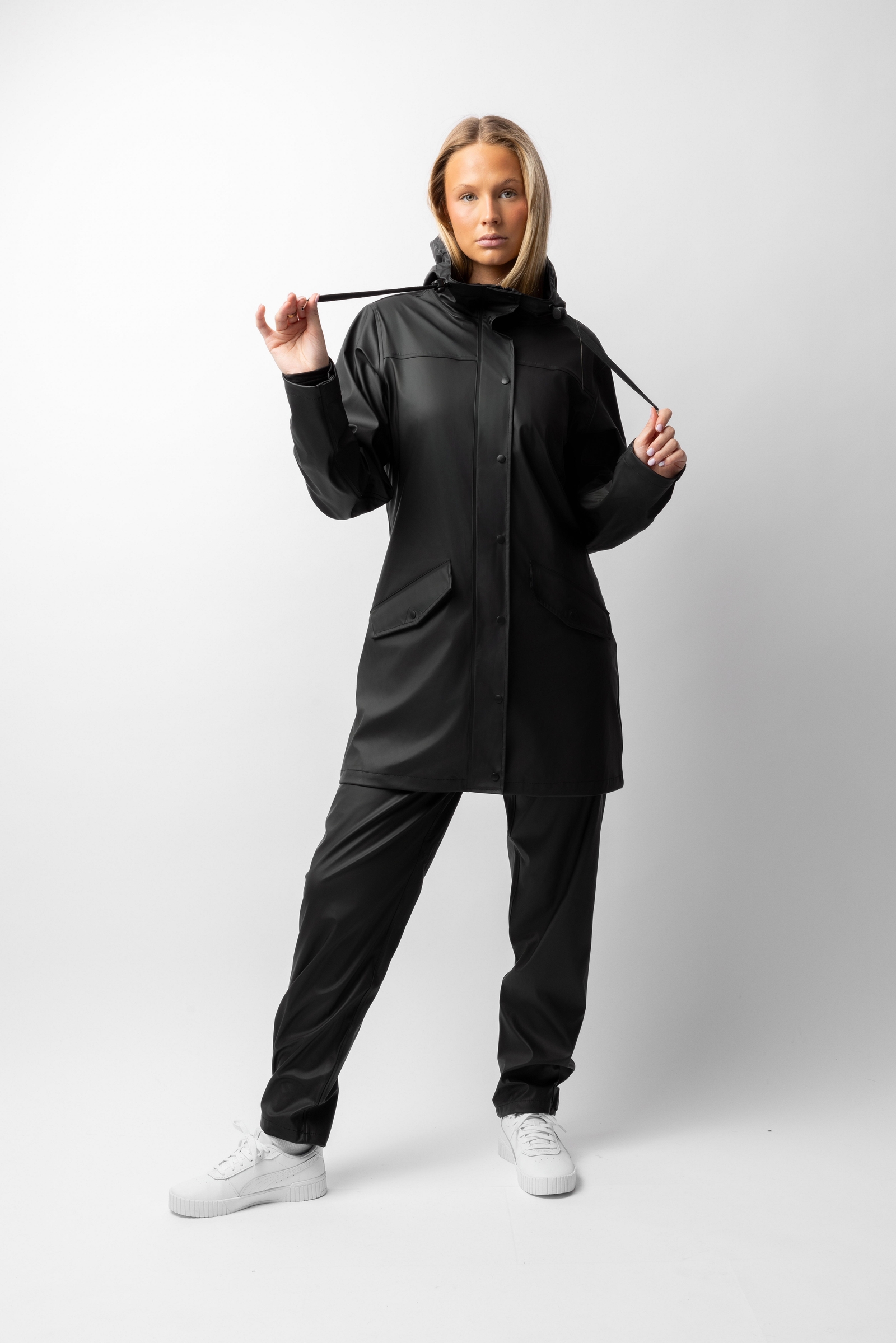 Horze Billie PU regnjakke, dame