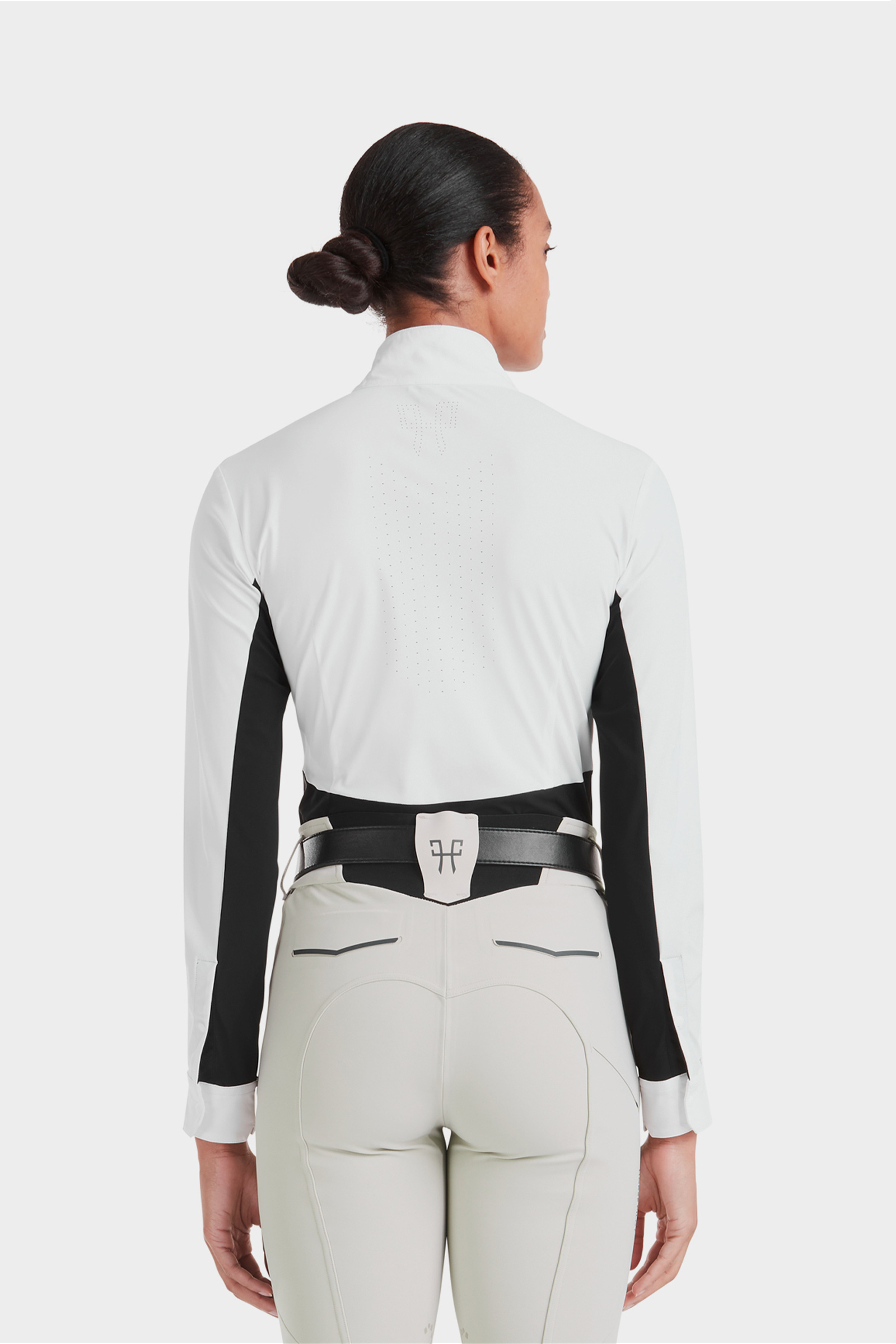 Horse Pilot Monica langermet stevneskjorte for kvinner