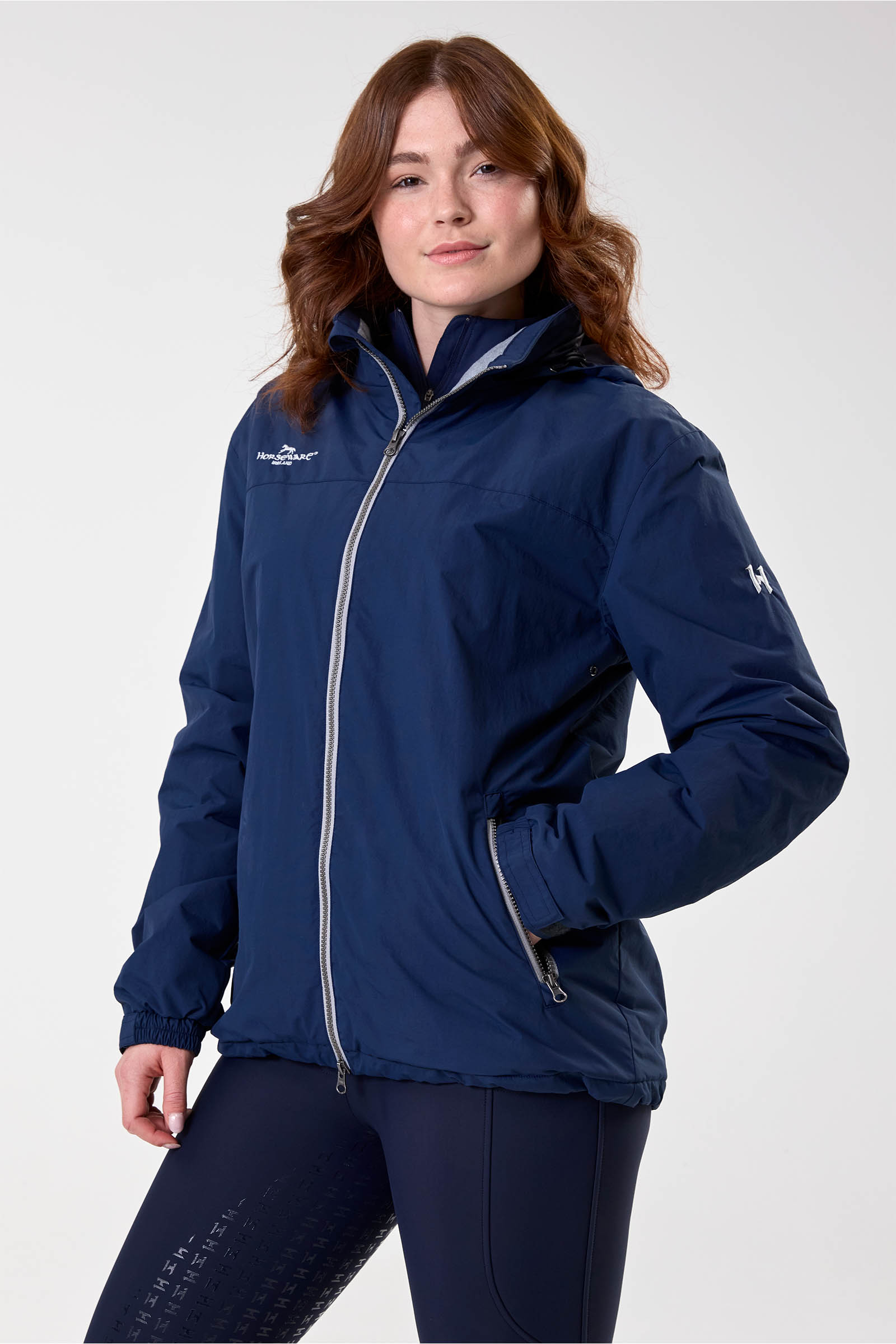Core Navy Horseware Corrib jakke for dame