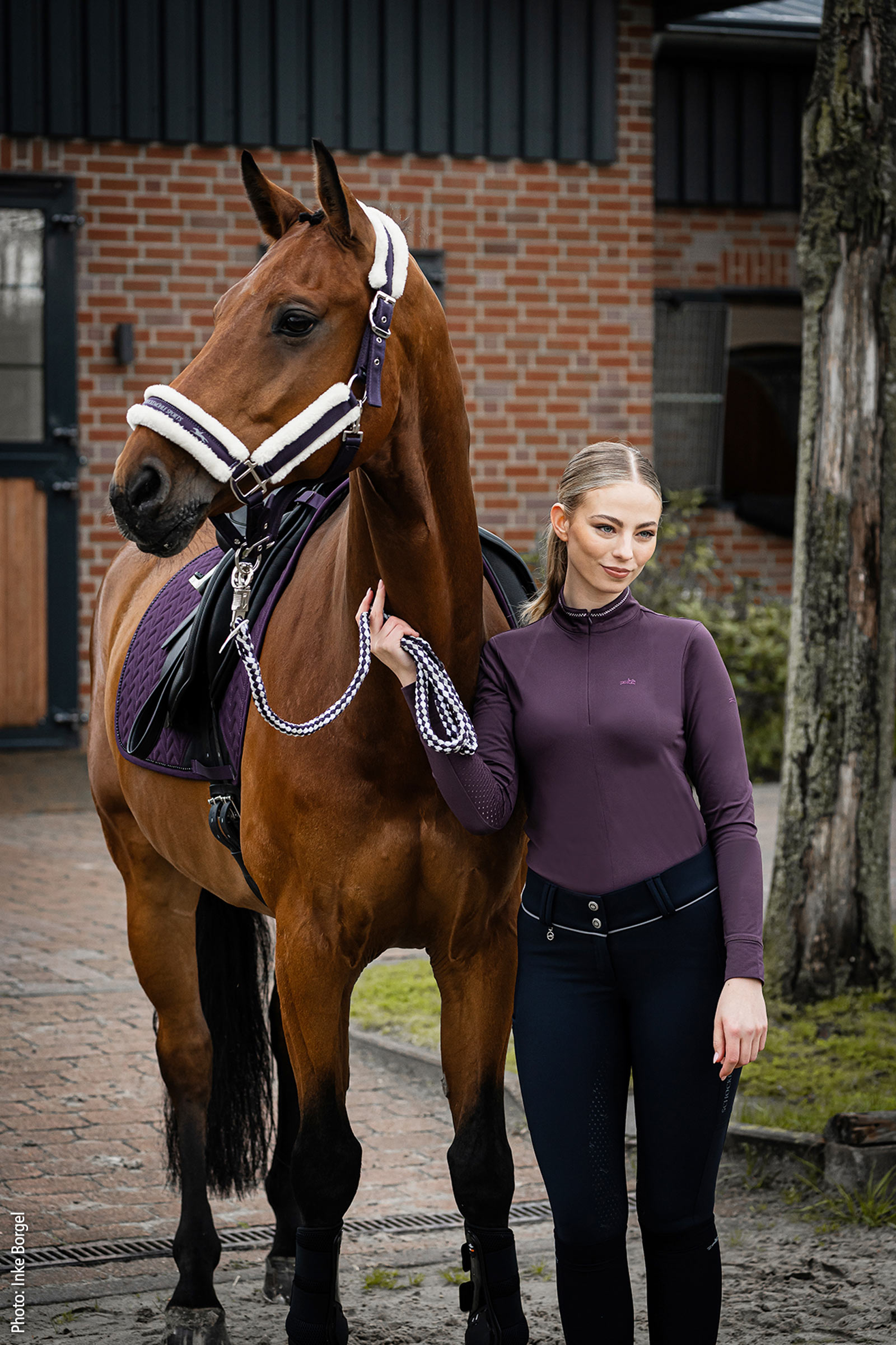 Schockemöhle Sports SP Peppa Style Dame Vinter Treningsskjorte
