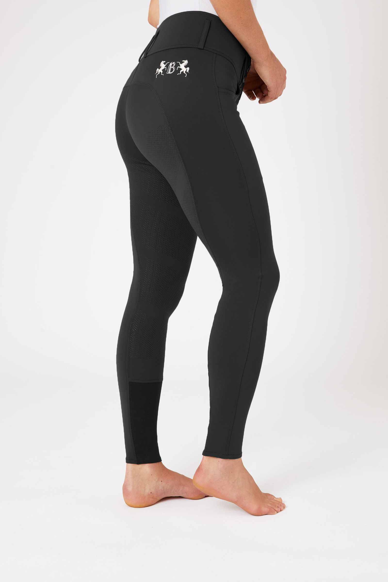 B Vertigo Meghan ridebukse for kvinner med h&oslash;yt liv og helforsterkning UPF 50+