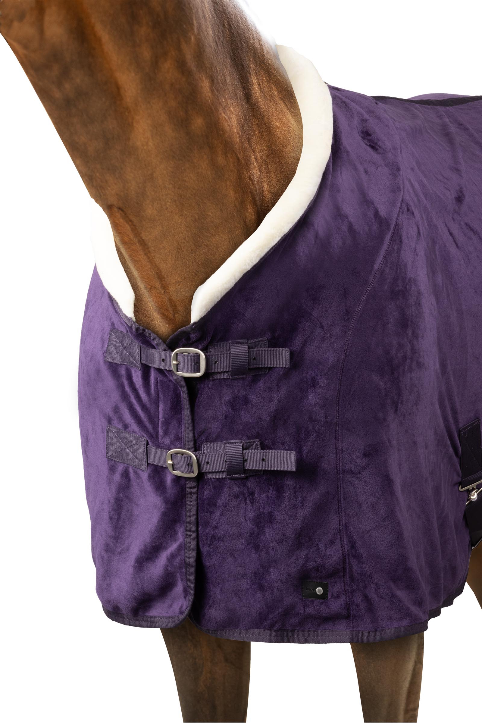 Horze Lincoln fleecedekken med pelskrage