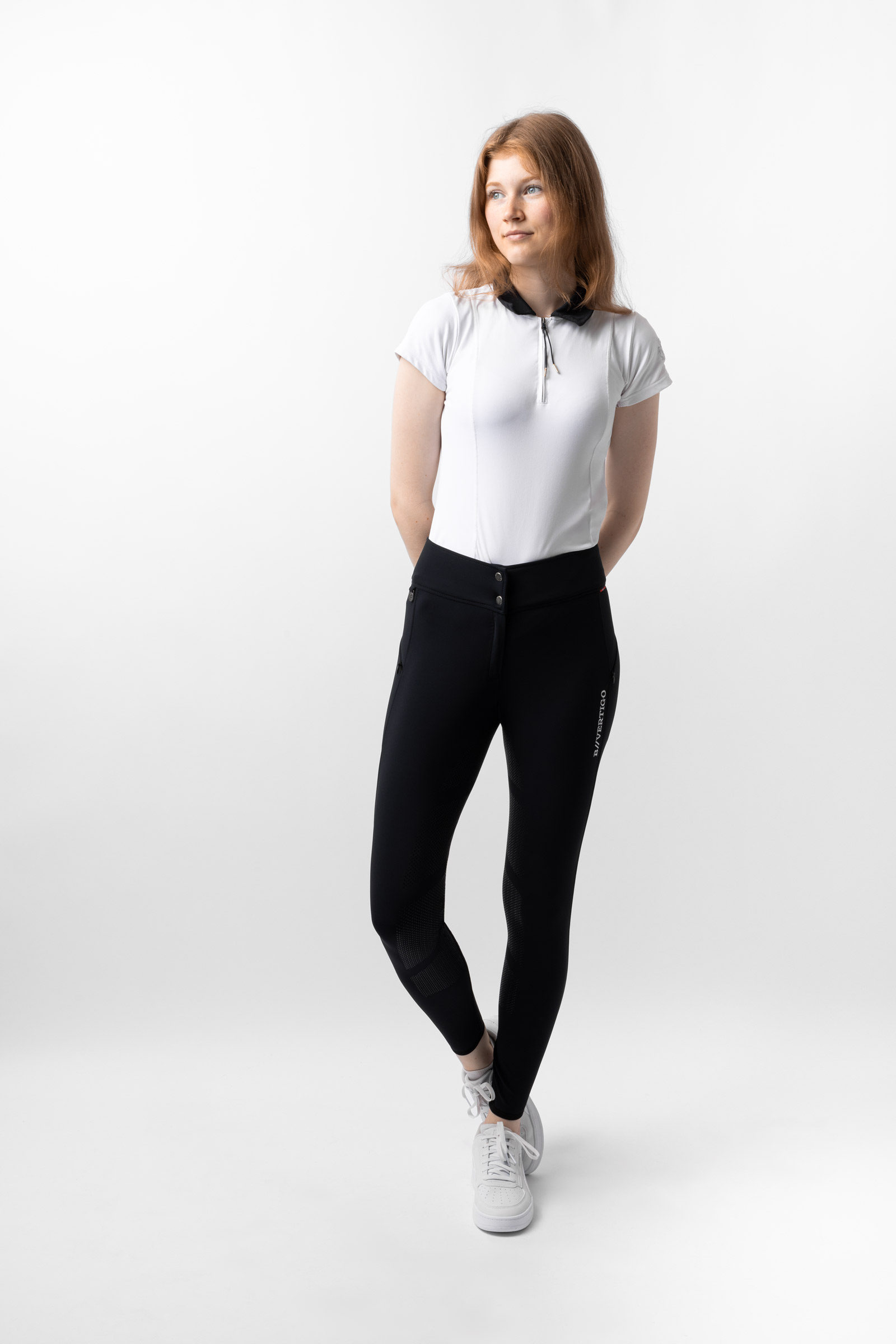 B Vertigo Justine helforsterkede thermo-ridebukser med silikon, dame