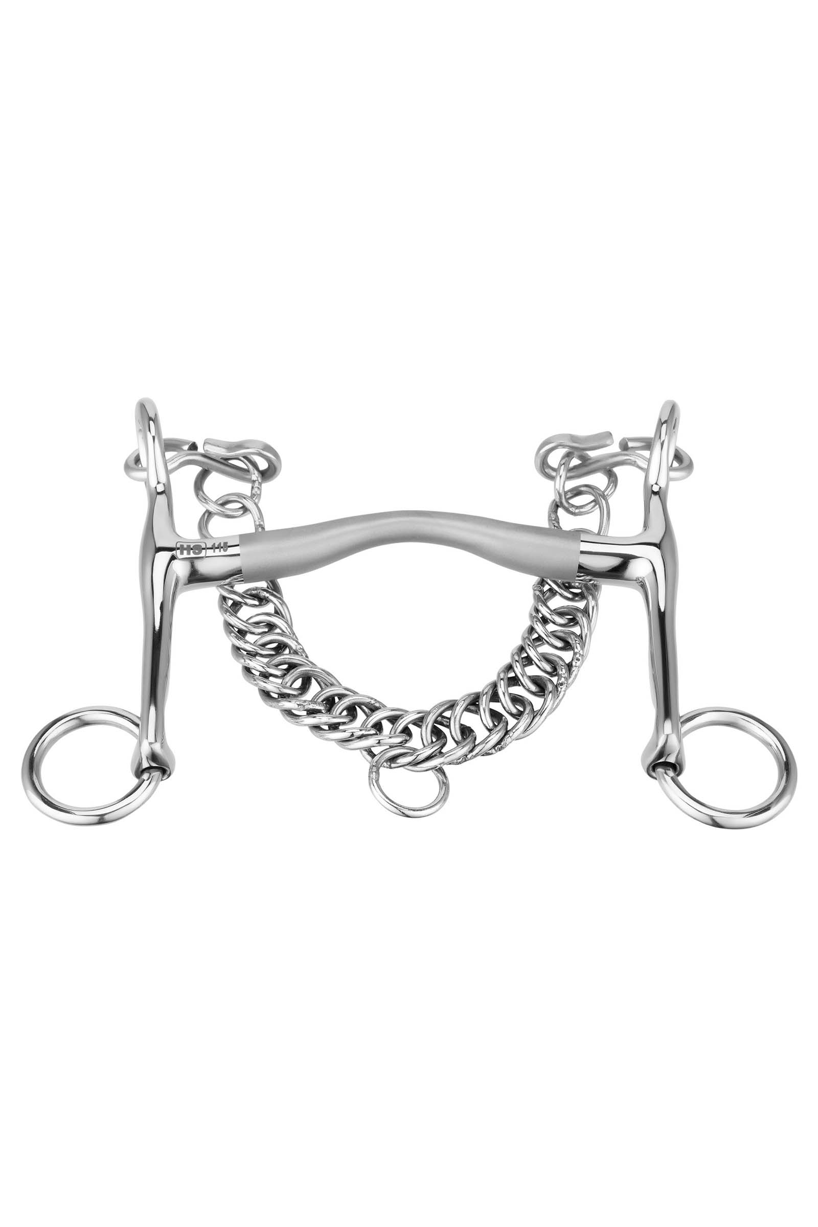 Sprenger Satinox kandarstang, 12 mm, 5 cm sjenkler