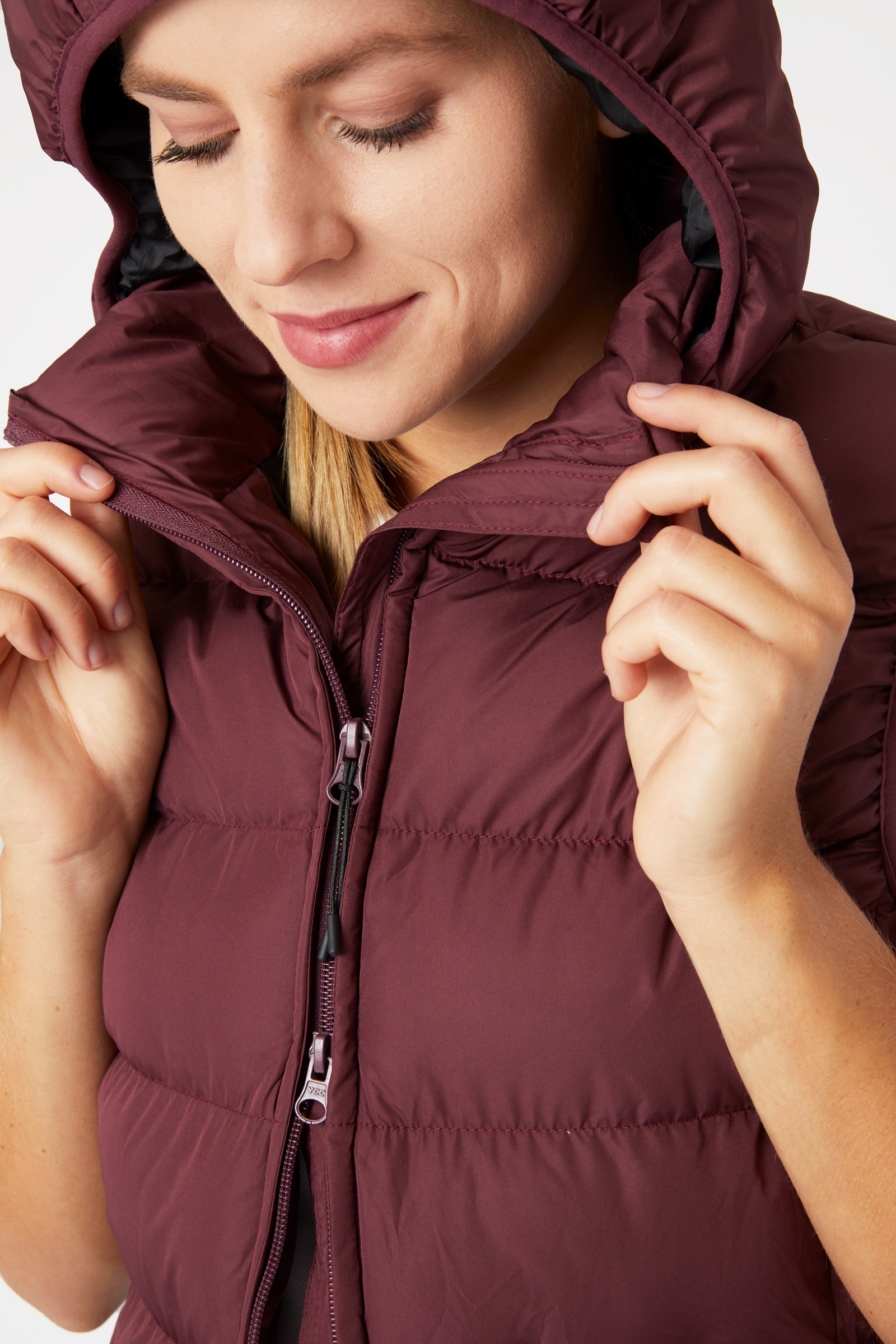 Horze Callie fôret ridevest med hette til dame