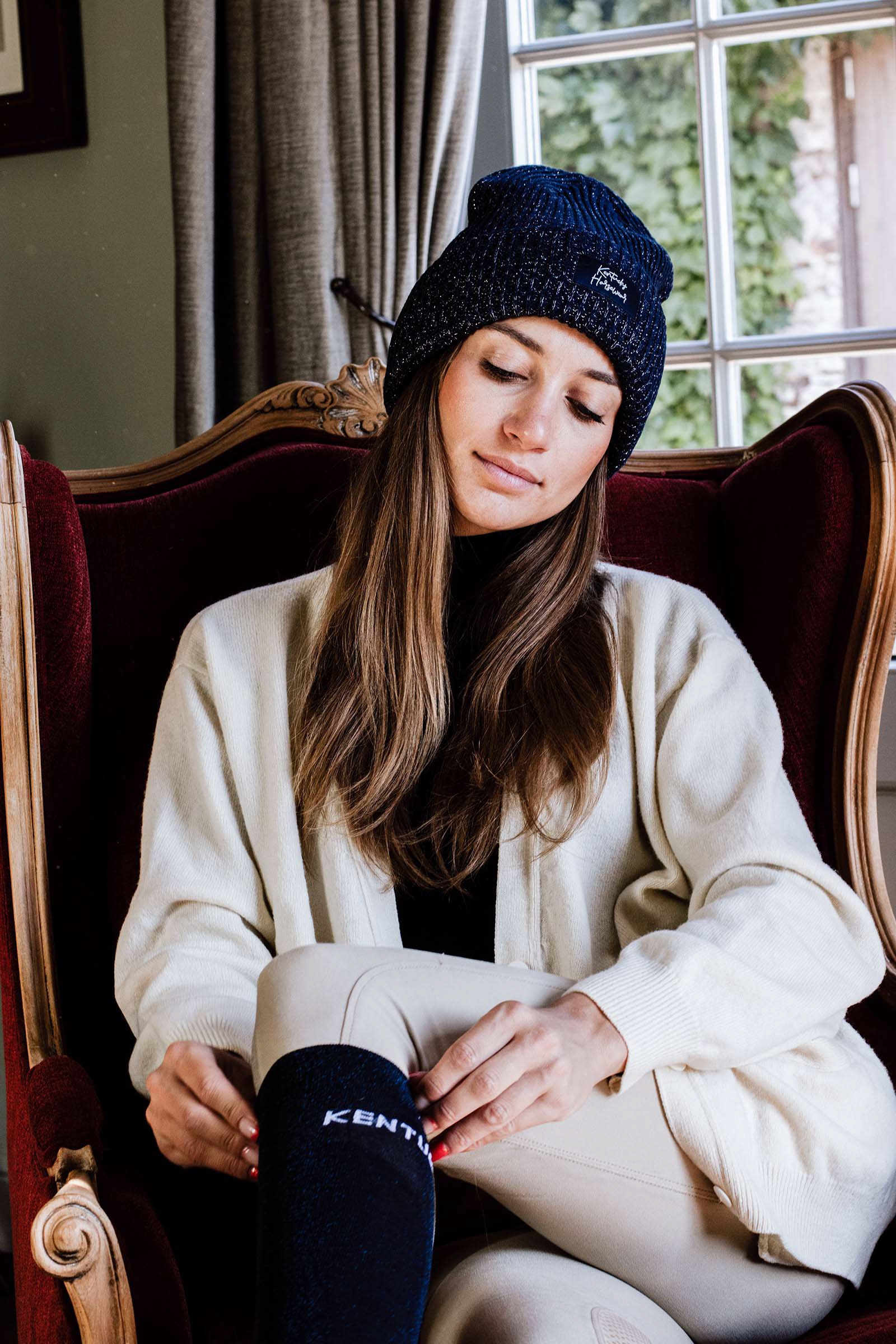 DB/AB Kentucky Horsewear Glitter lue