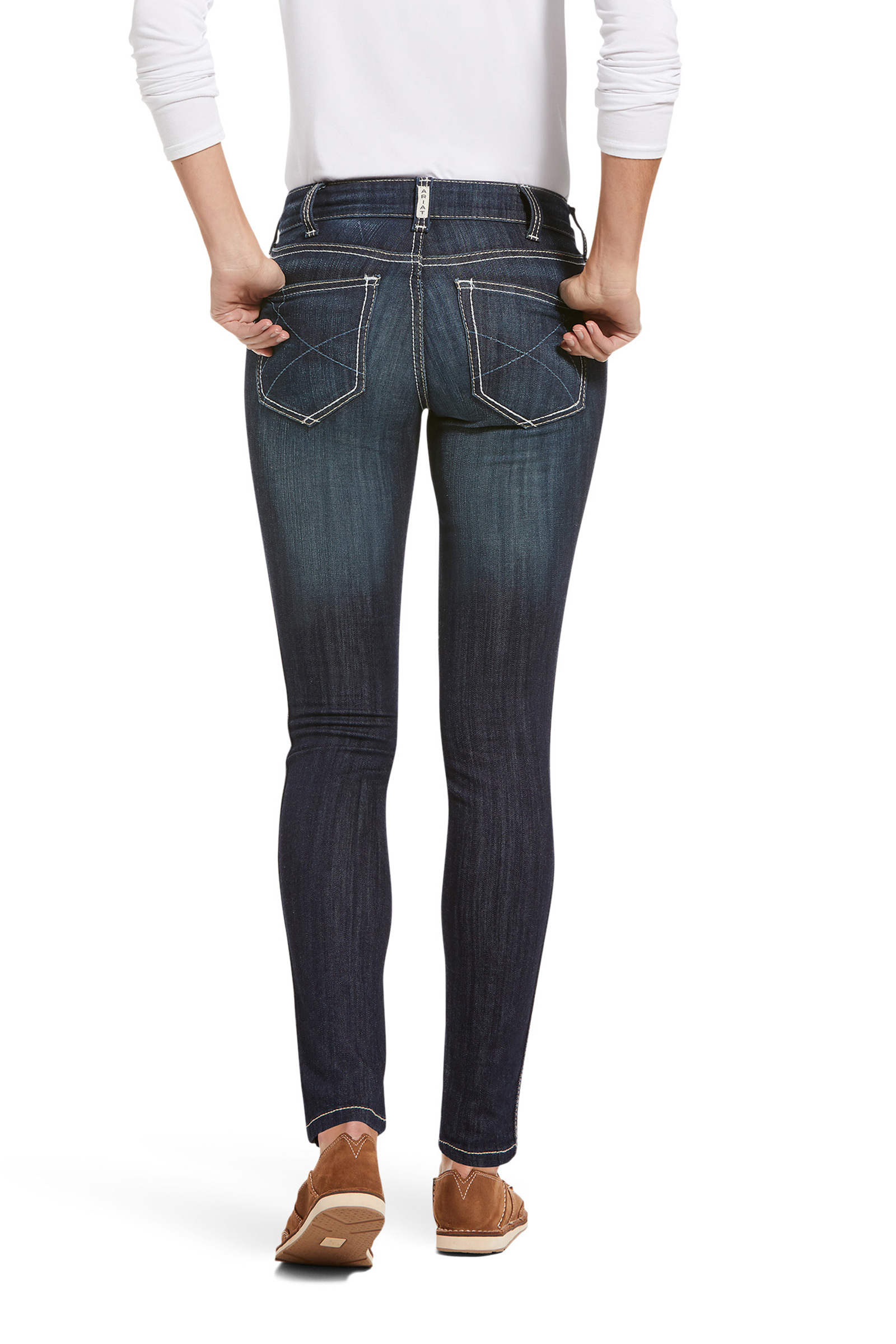 Ariat Ella R.E.A.L dames stretch skinny jeans med middels høy midje