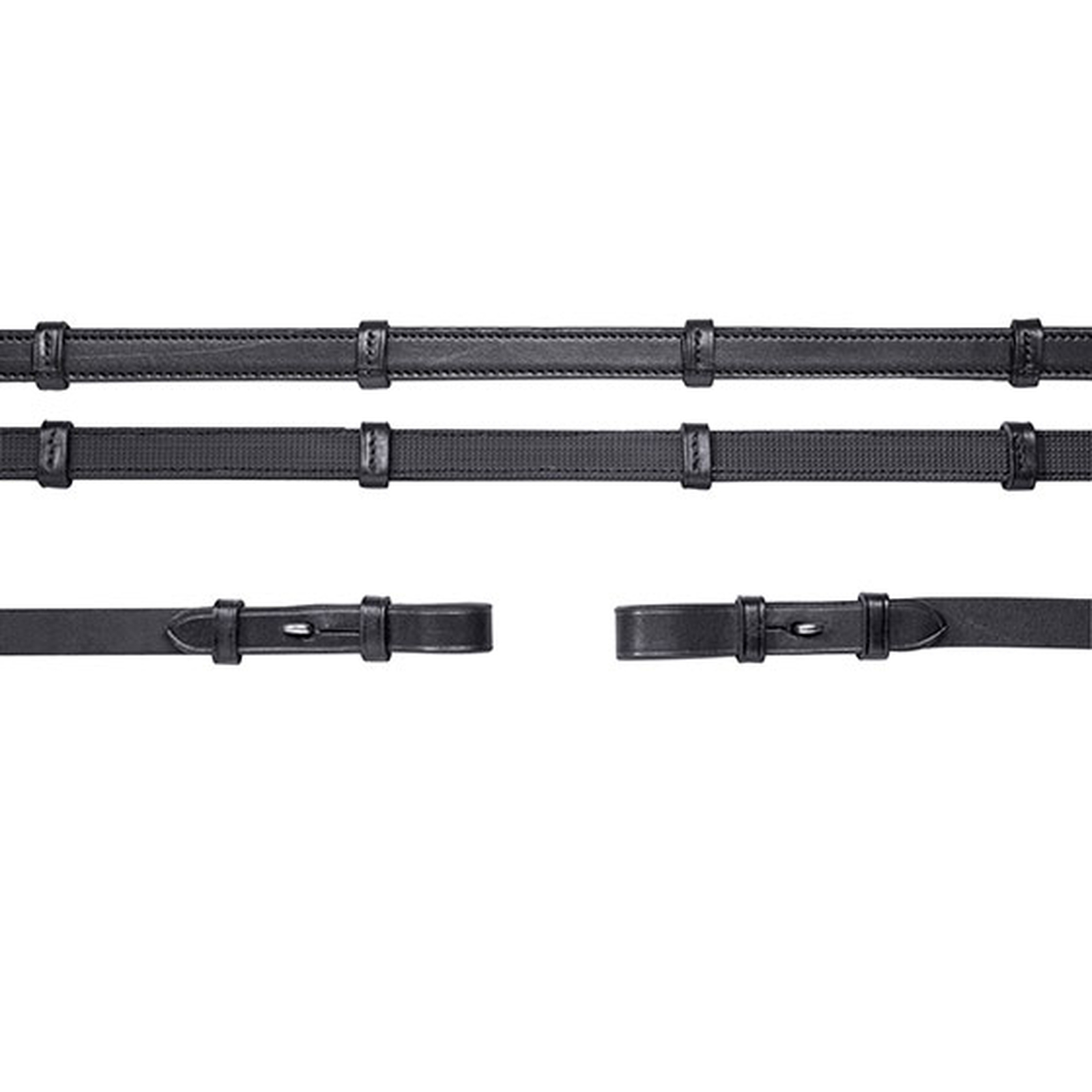 Schockerm&ouml;hle Sports l&aelig;rt&aelig;yler (gummiert innside), t&oslash;yler til Double Bridle Basic