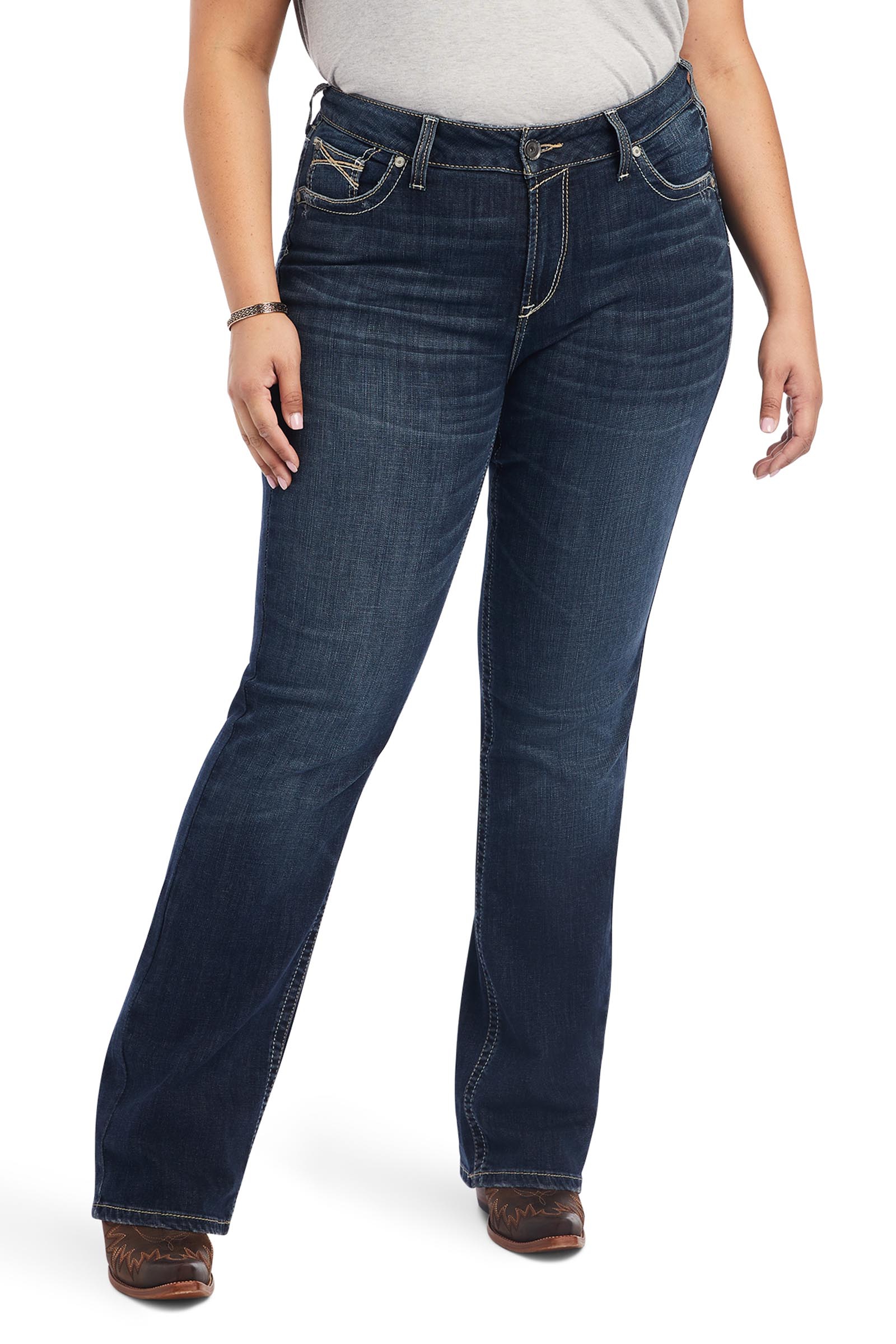 Ariat R.E.A.L. Perfect Rise Lexie bootcut-jeans til dame  