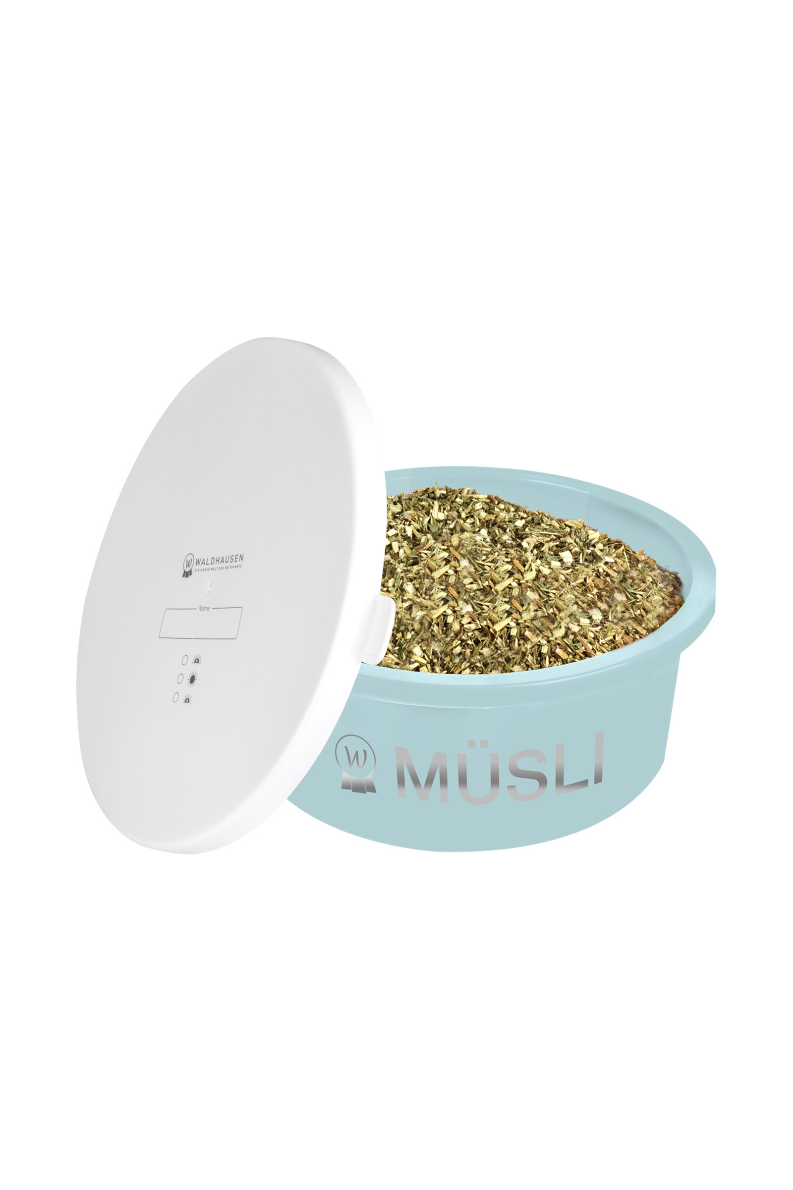 Turquoise Blue Waldhausen Muesli bolle med lokk