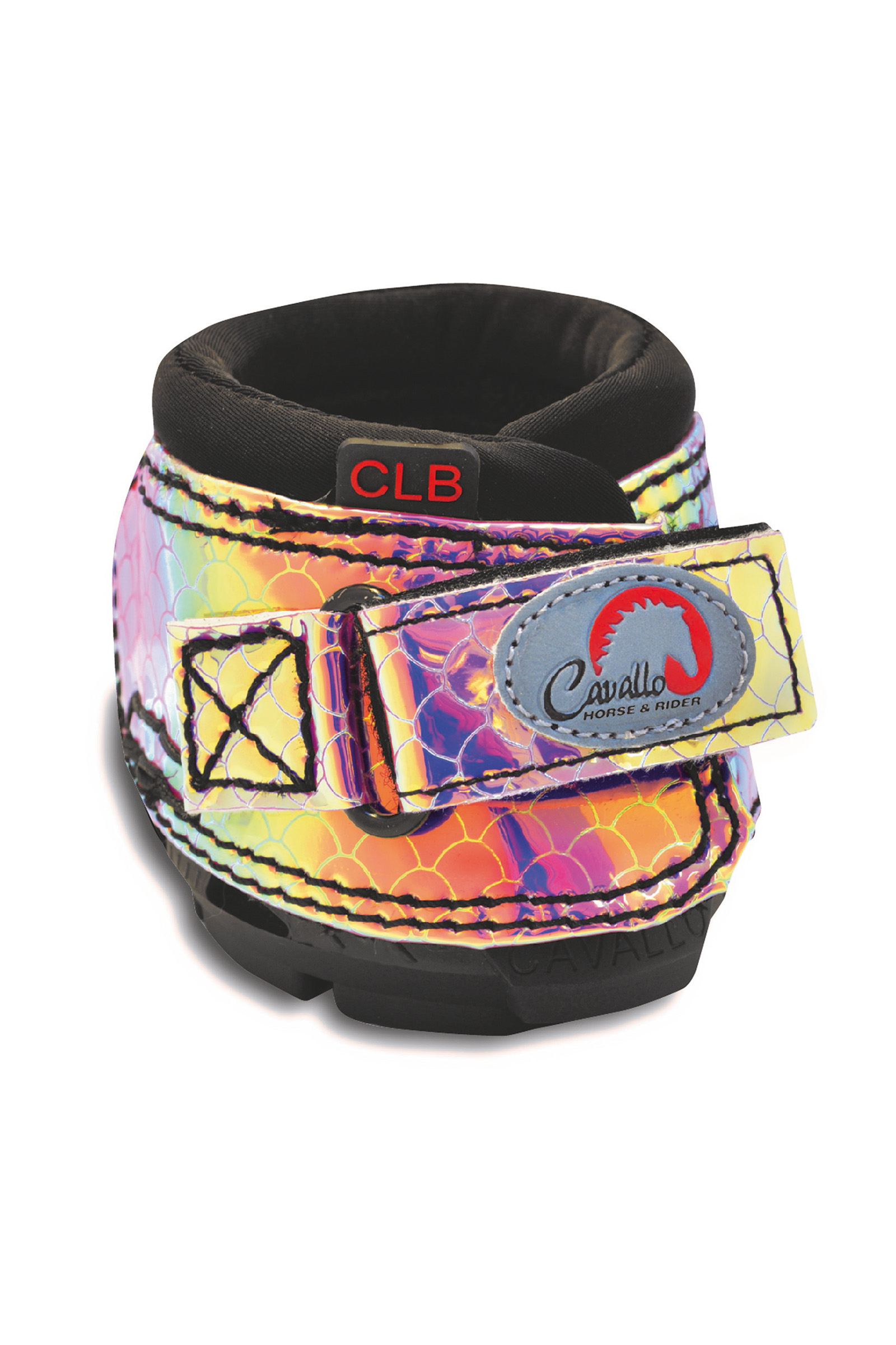 Metallic Pink Cavallo Hoof Boots F.R.A. CLB Bling boots (par)