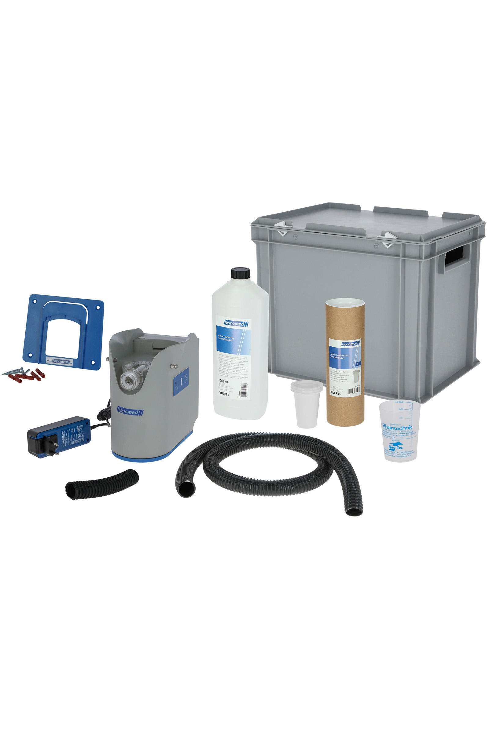 Hippomed AirOne Flex Ultrasound inhalator uten maske, på batteri