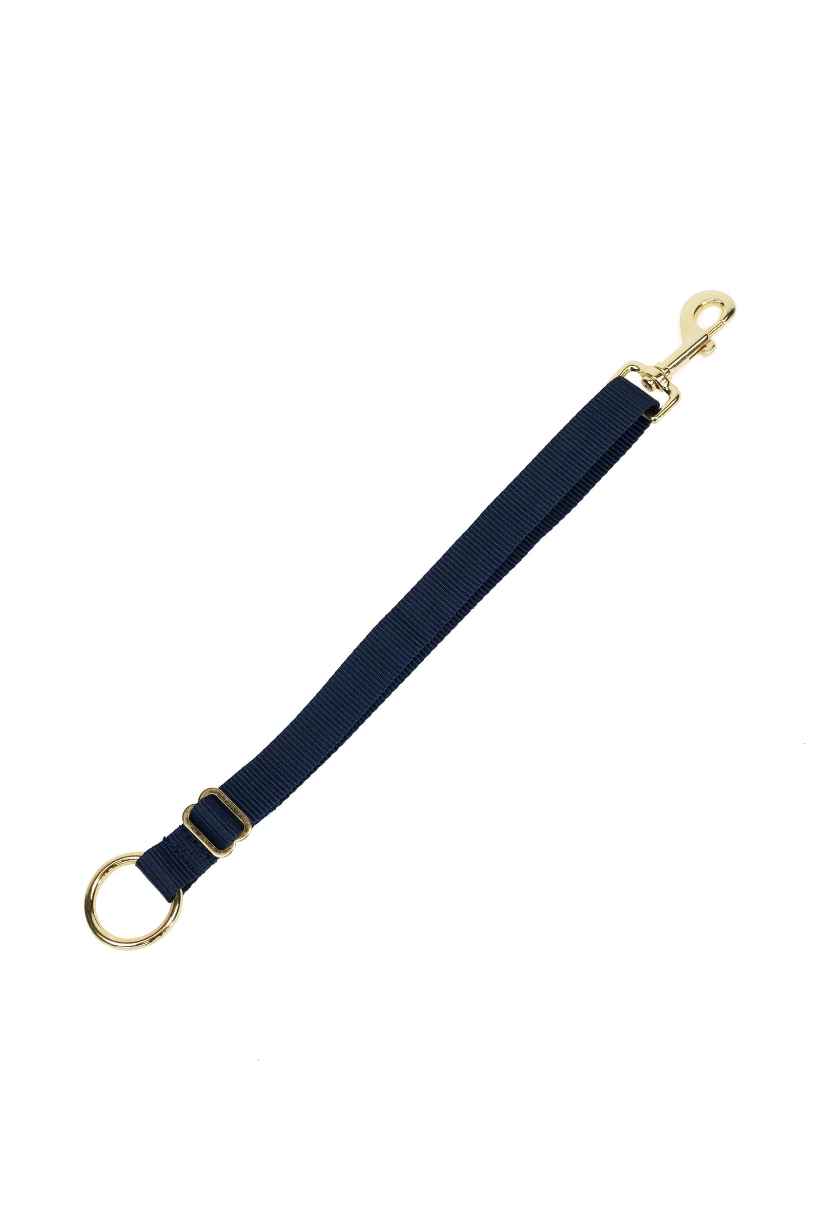 Navy Kentucky Horsewear lang nylon krok- og ringholder  