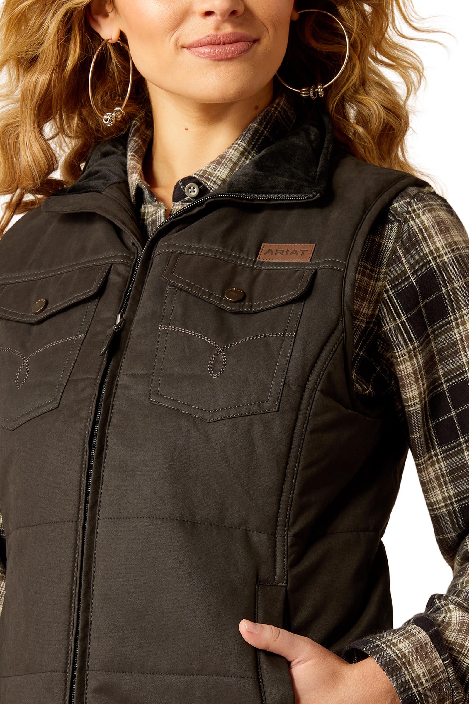 Ariat Grizzly Dame quiltet vest